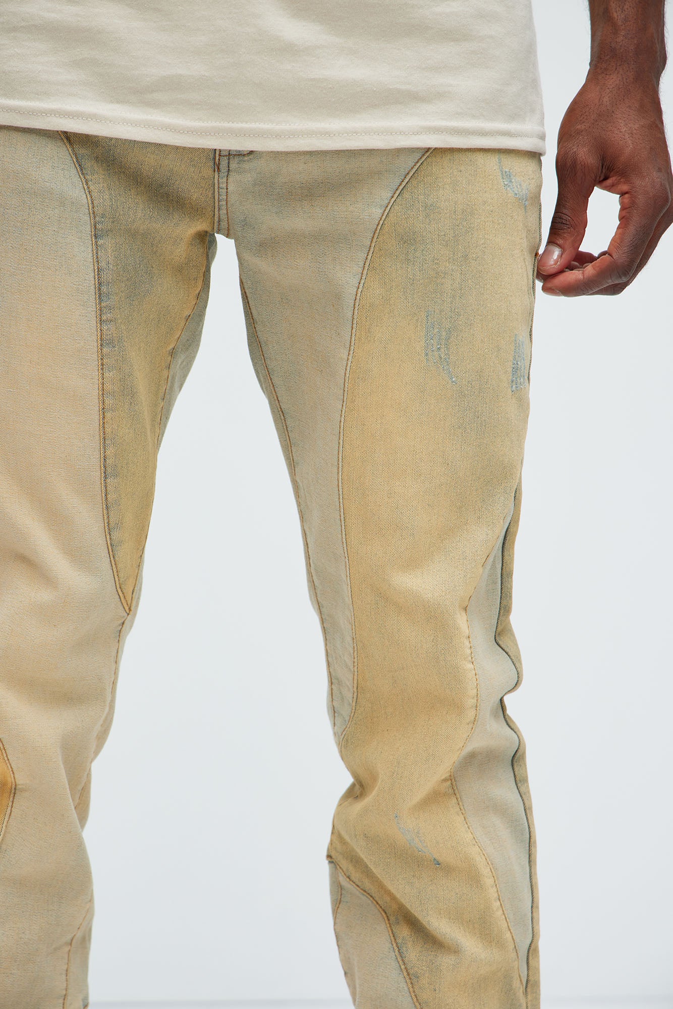 Did Me Dirty Slim Jeans - Vintage Wash - Image 3