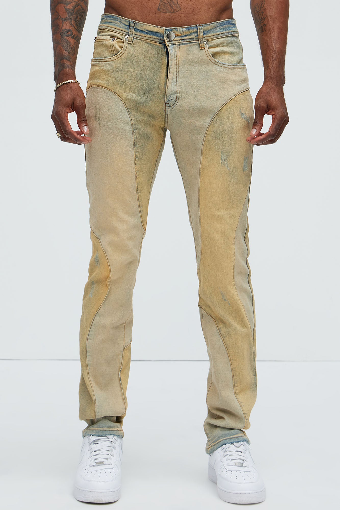 Did Me Dirty Slim Jeans - Vintage Wash - Image 4