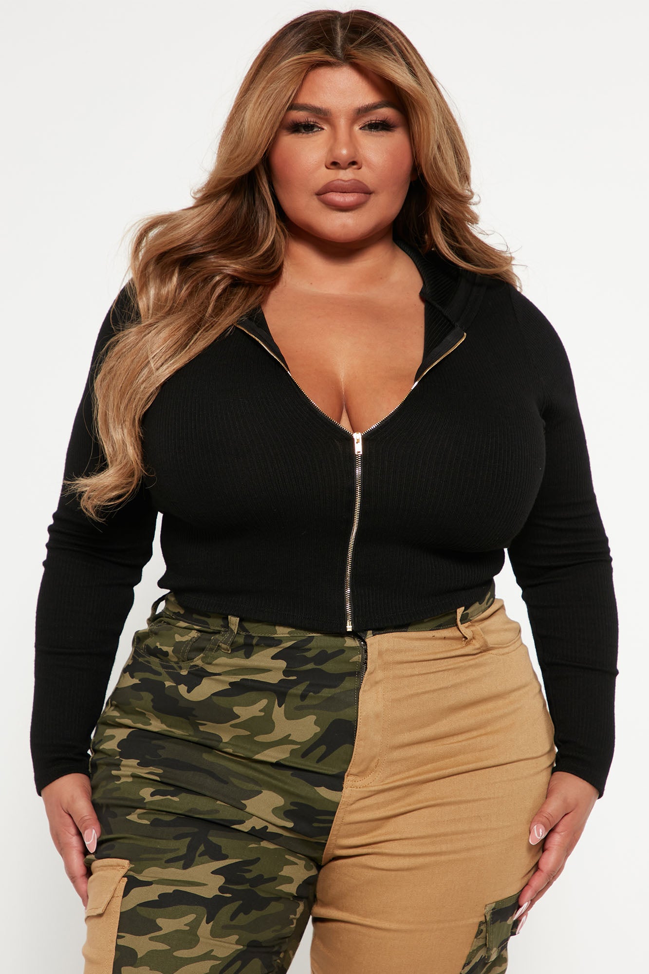 Better Days Crop Hoodie - Black - Image 5