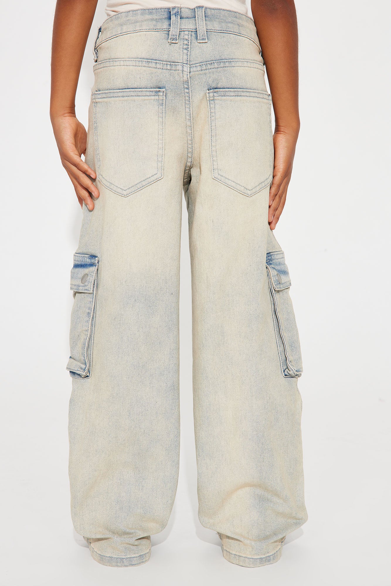 Mini Can't Stop The Pockets Straight Jeans - Medium Blue Wash - Image 8