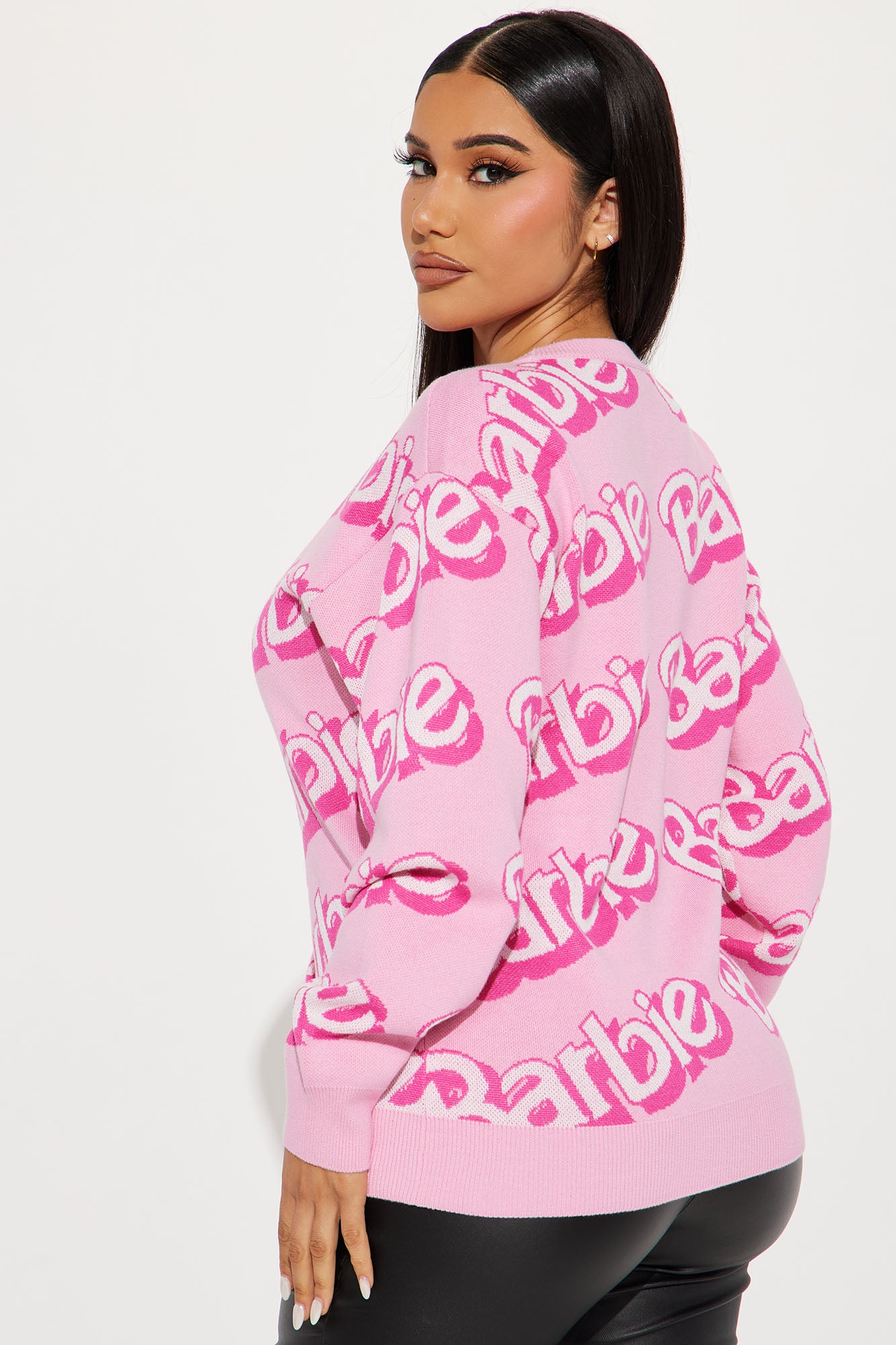 Barbie World Crew Neck Sweater - Pink - Image 3