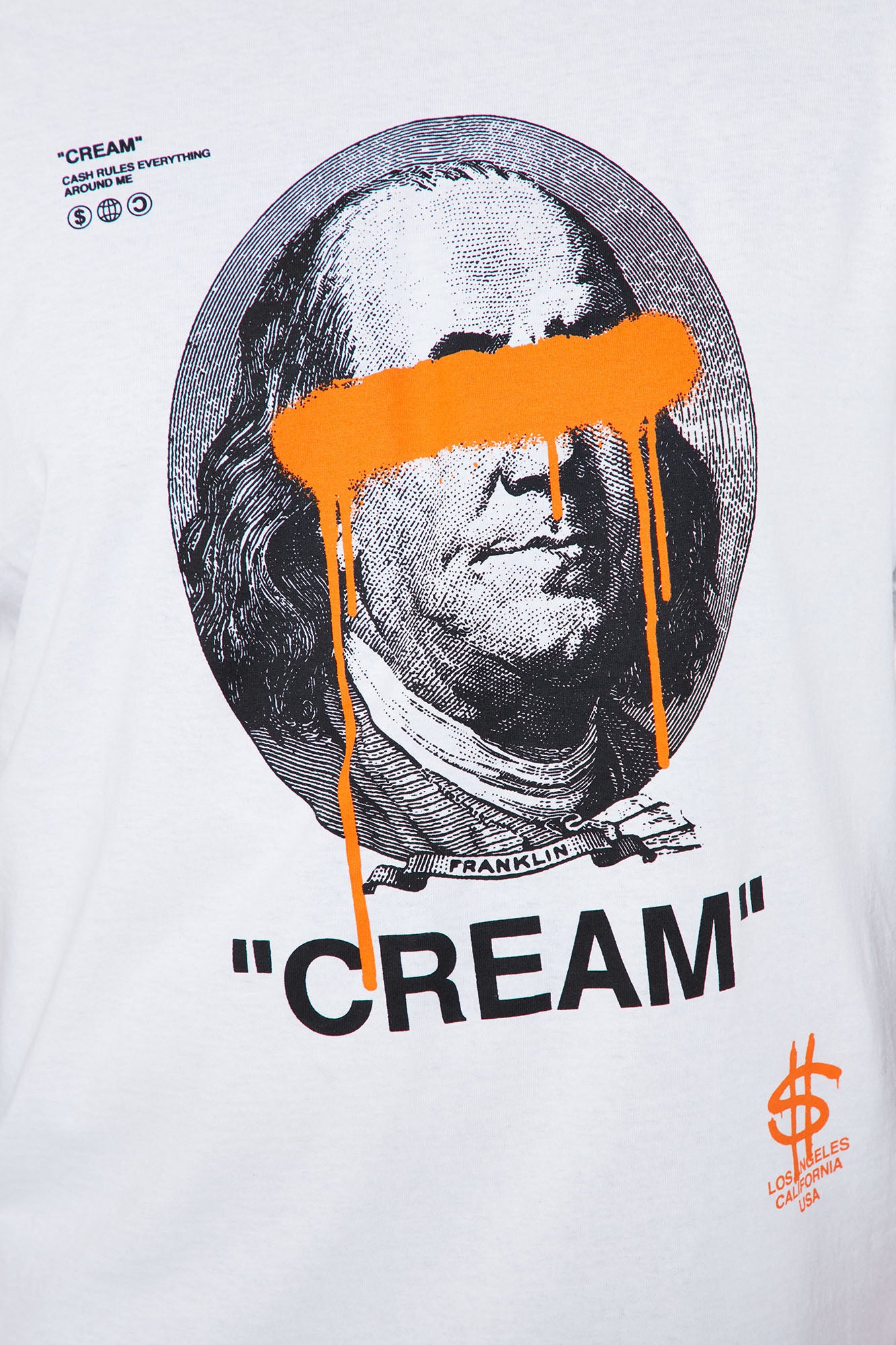 Cream Bills Short Sleeve Tee - White - Image 5