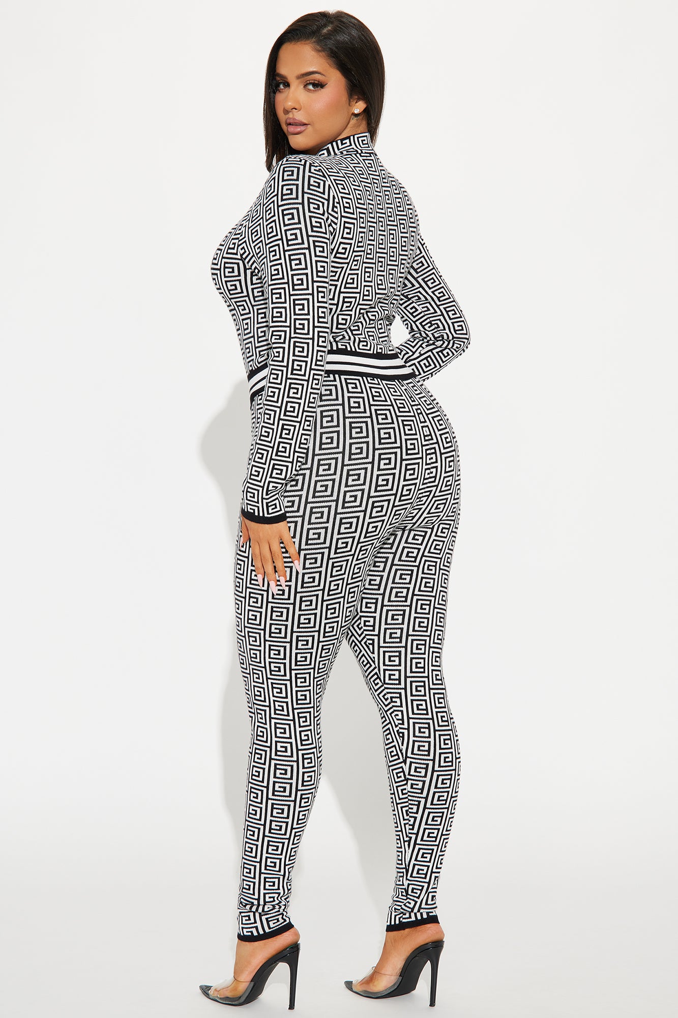 Gabrielle Pant Set - Black/combo - Image 6