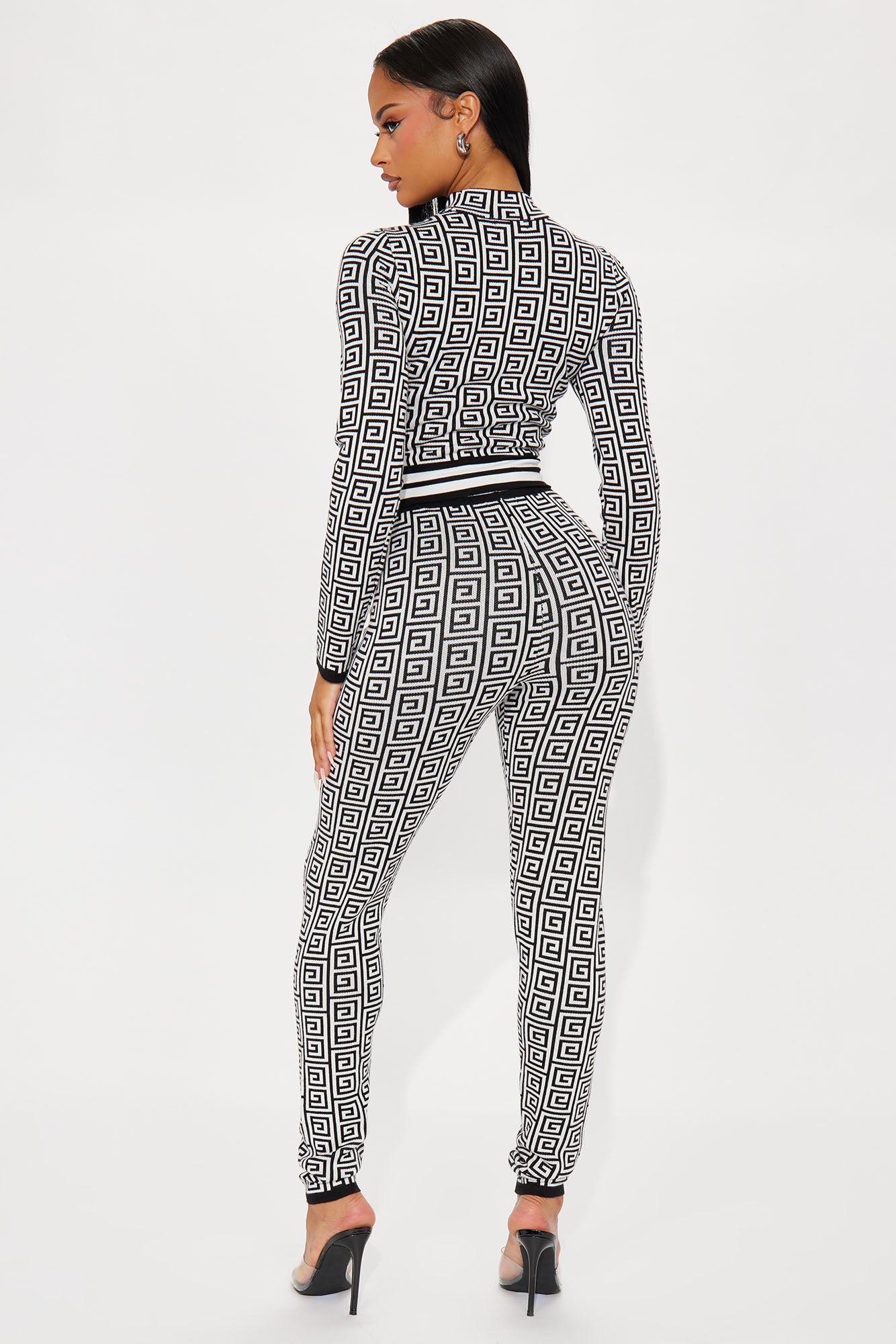 Gabrielle Pant Set - Black/combo - Image 3