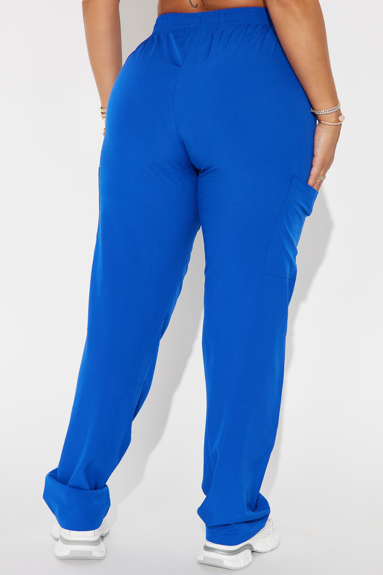 Working Overtime 4FLEX Uniform Scrub Pants - Royal - Image 3