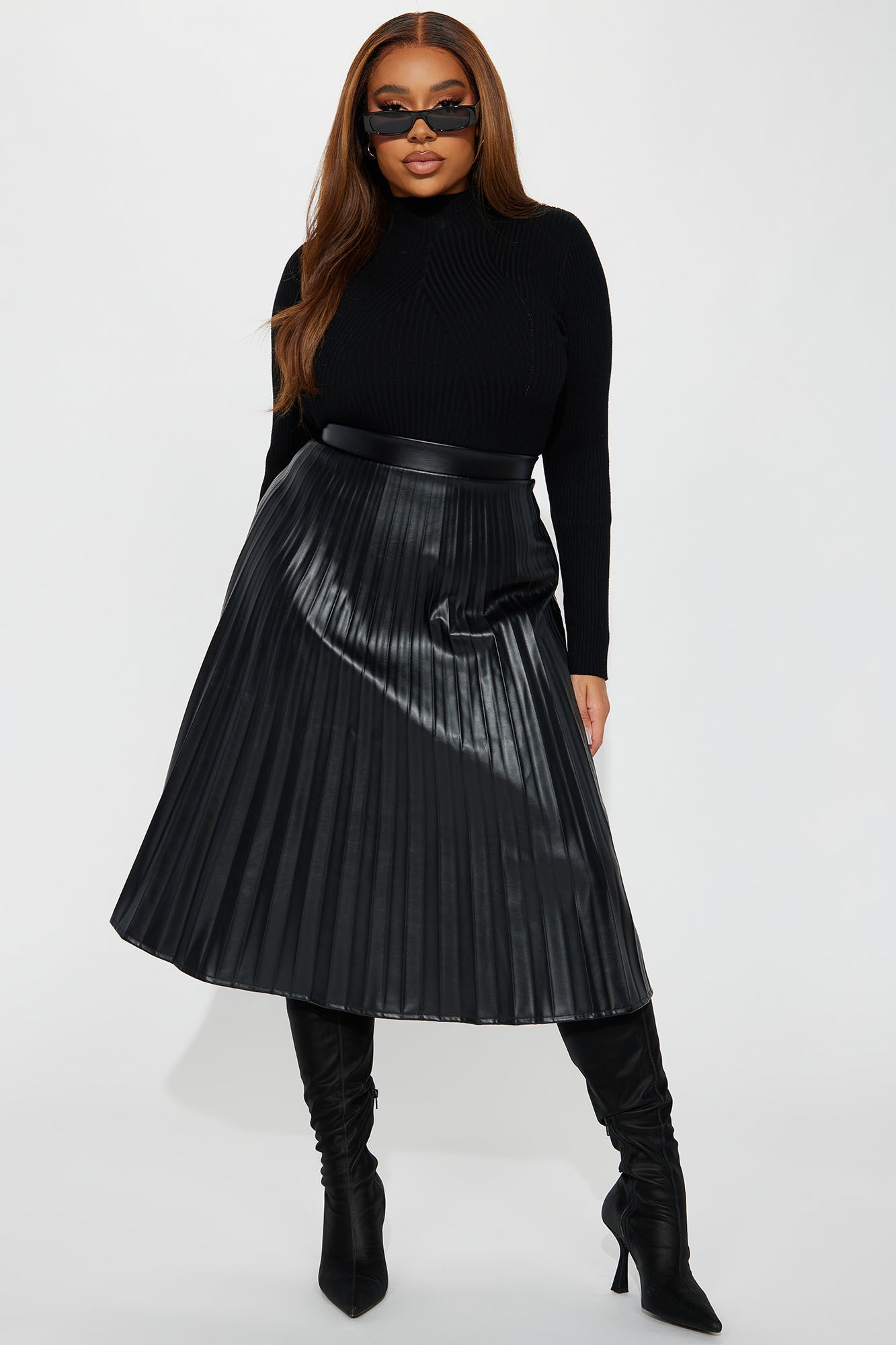 Stating Facts Midi Skirt - Black - Image 5