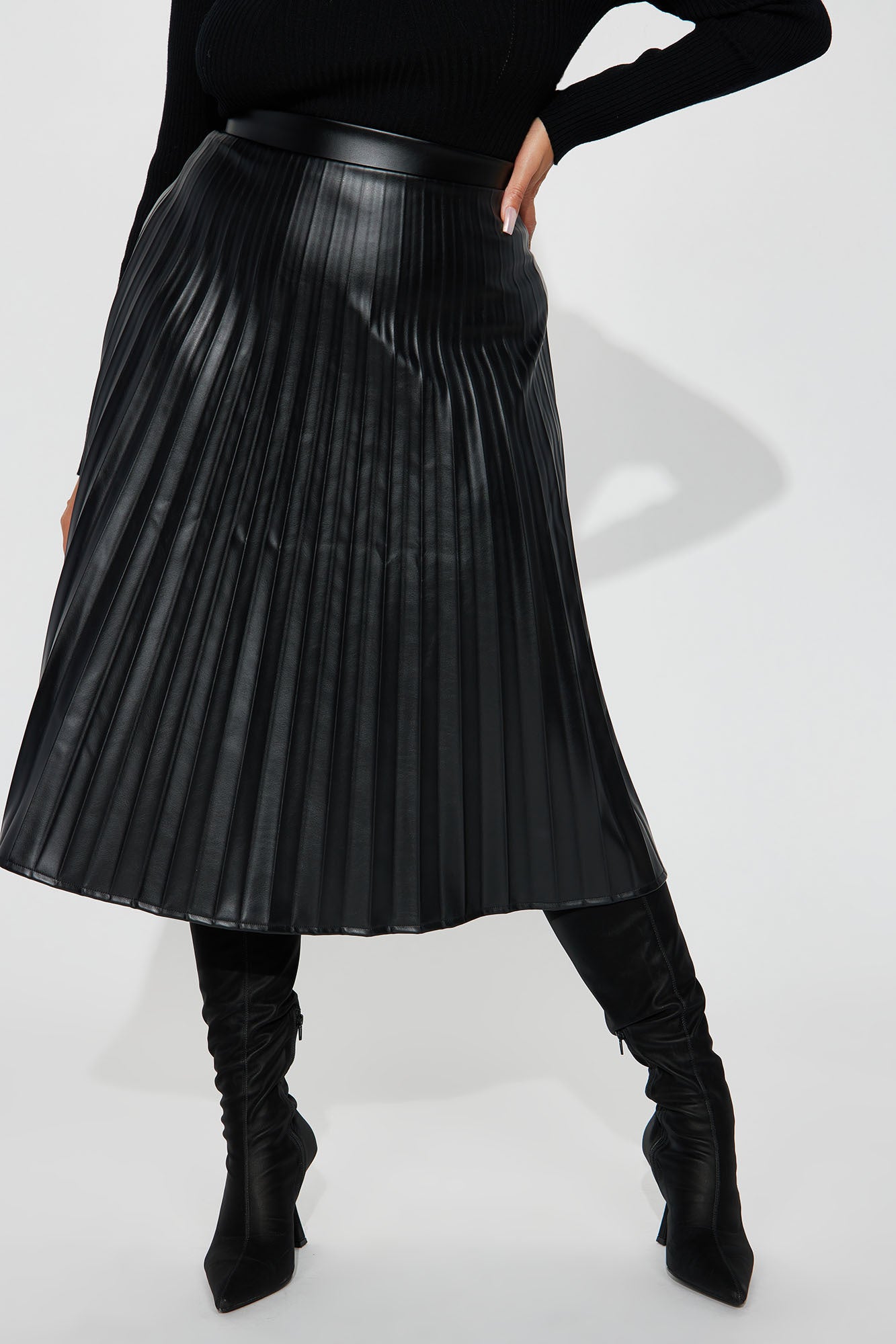 Stating Facts Midi Skirt - Black - Image 6