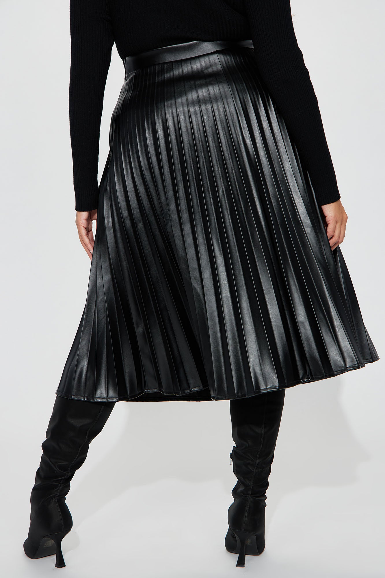 Stating Facts Midi Skirt - Black - Image 7