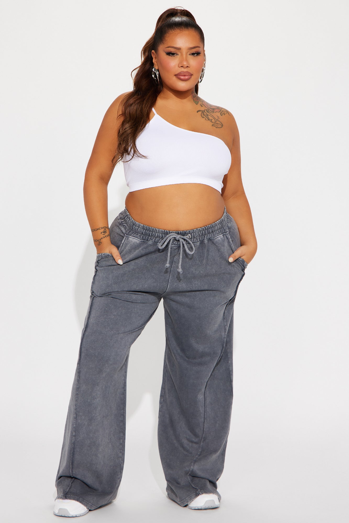 Chill Side Lounge Pant - Charcoal - Image 4
