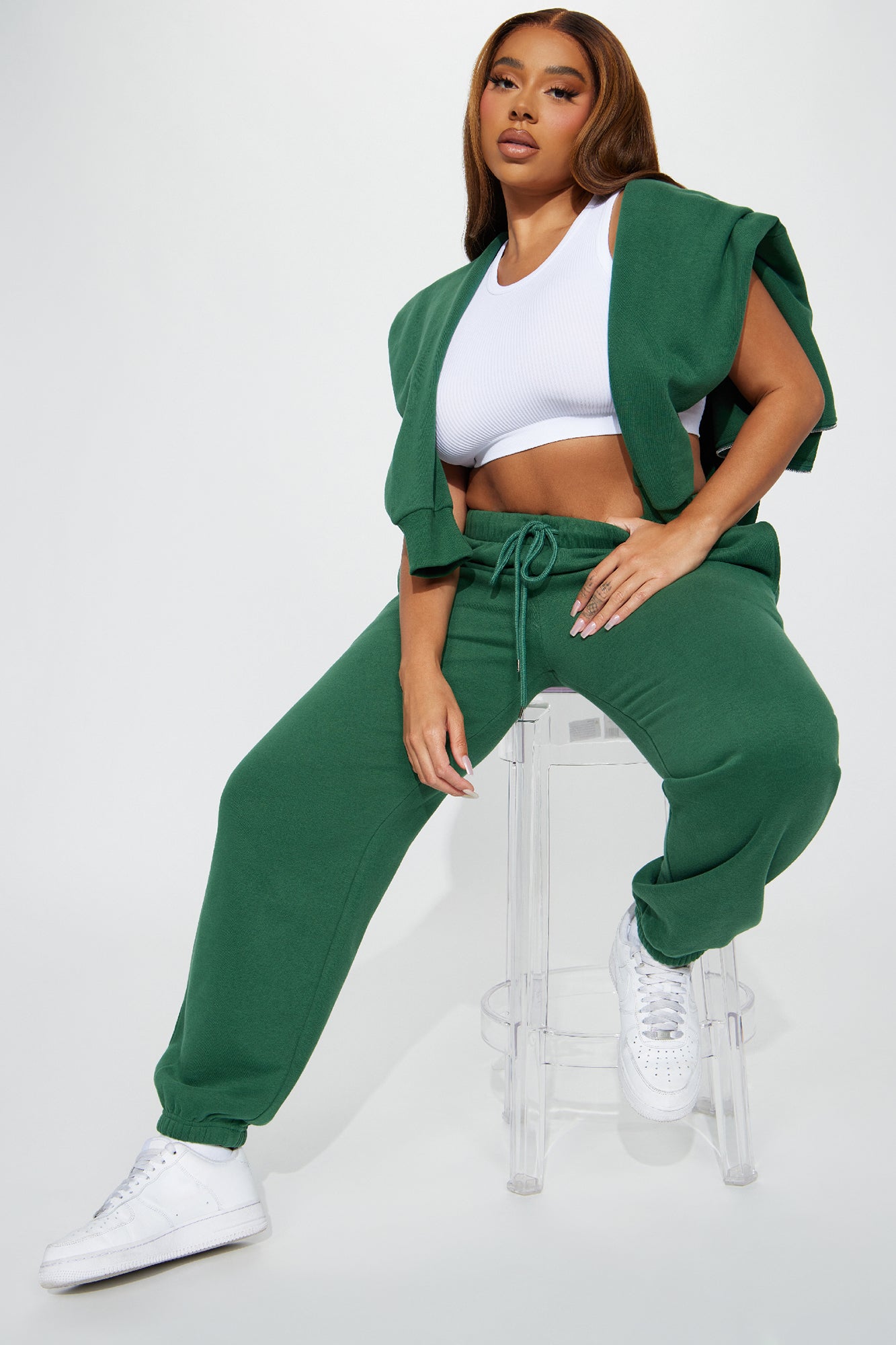 Brianna Jogger Pant Set - Hunter - Image 6