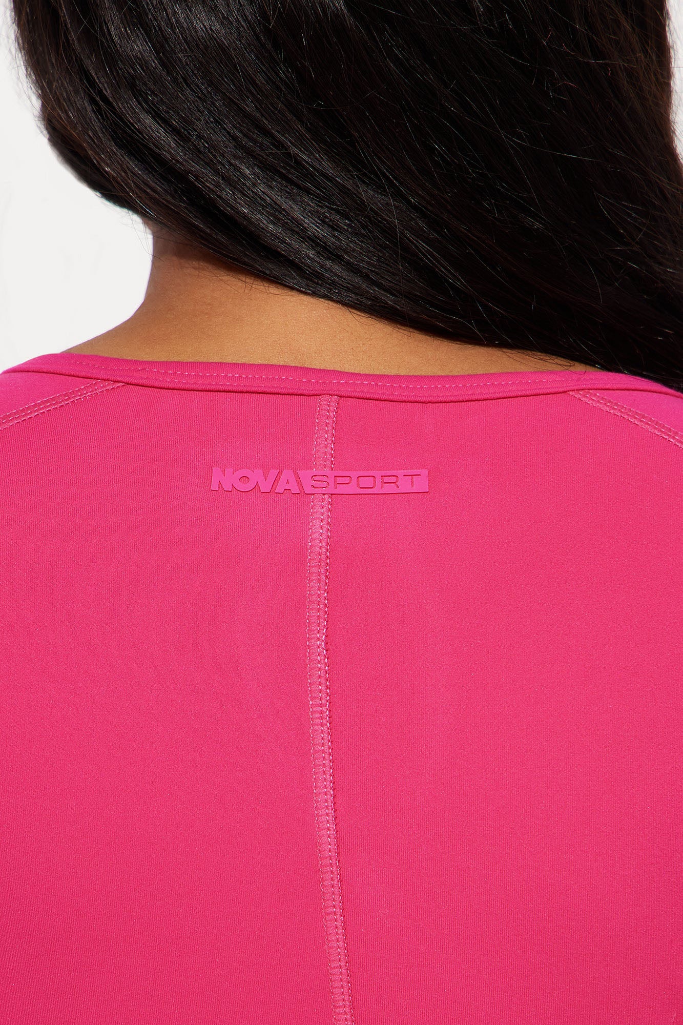 Deep Bend Super Soft Active Top - Fuchsia - Image 4