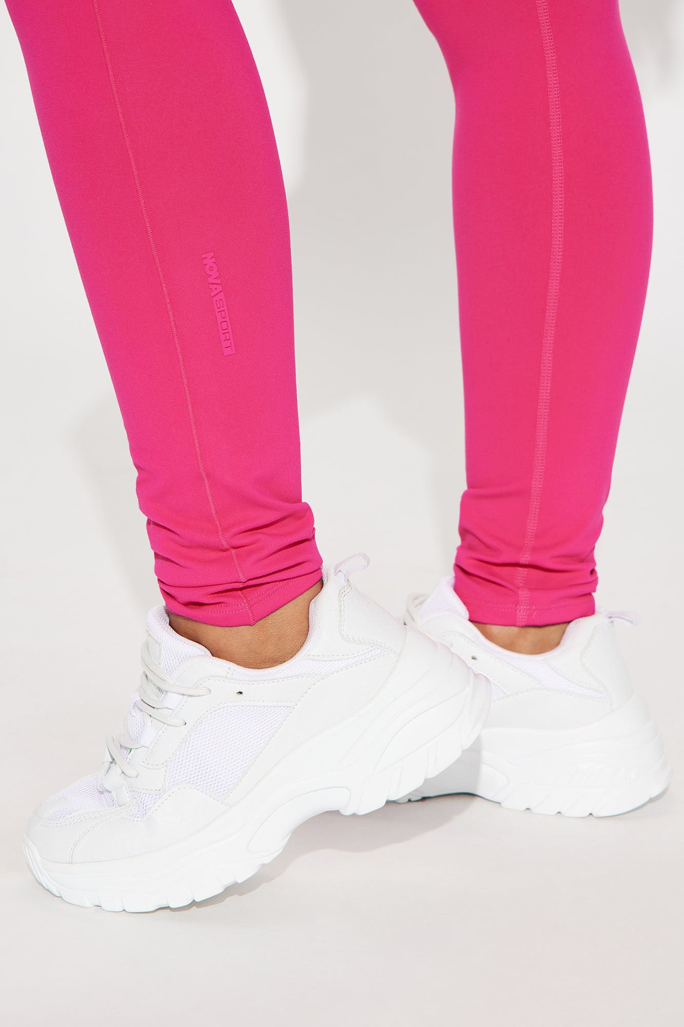 Deep Bend Super Soft Active Legging - Fuchsia - Image 3