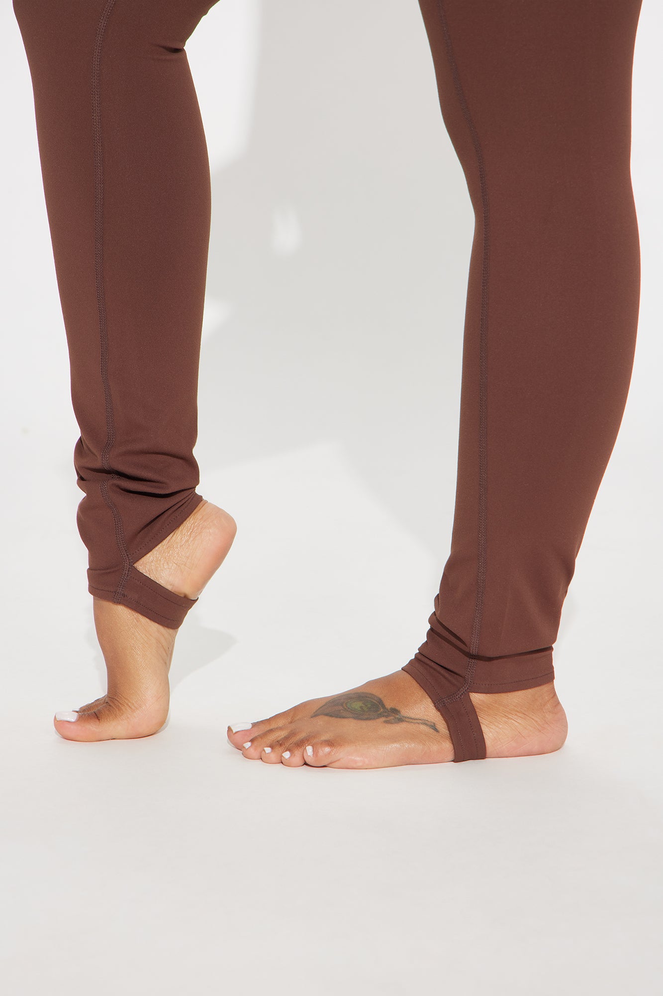 Cara Super Soft Active Stirrup Legging - Chocolate - Image 3