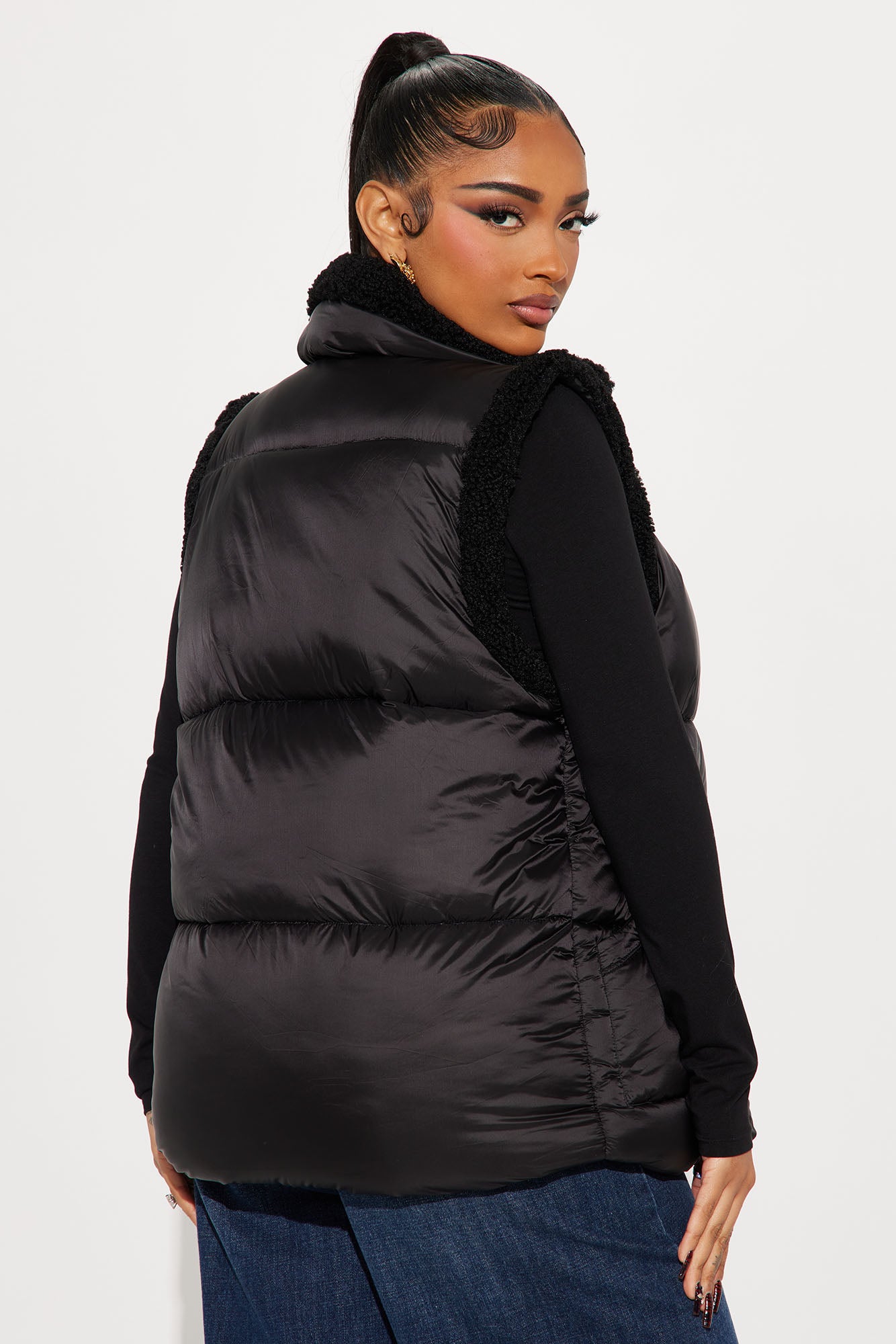 Cozy Feels Vest - Black - Image 3