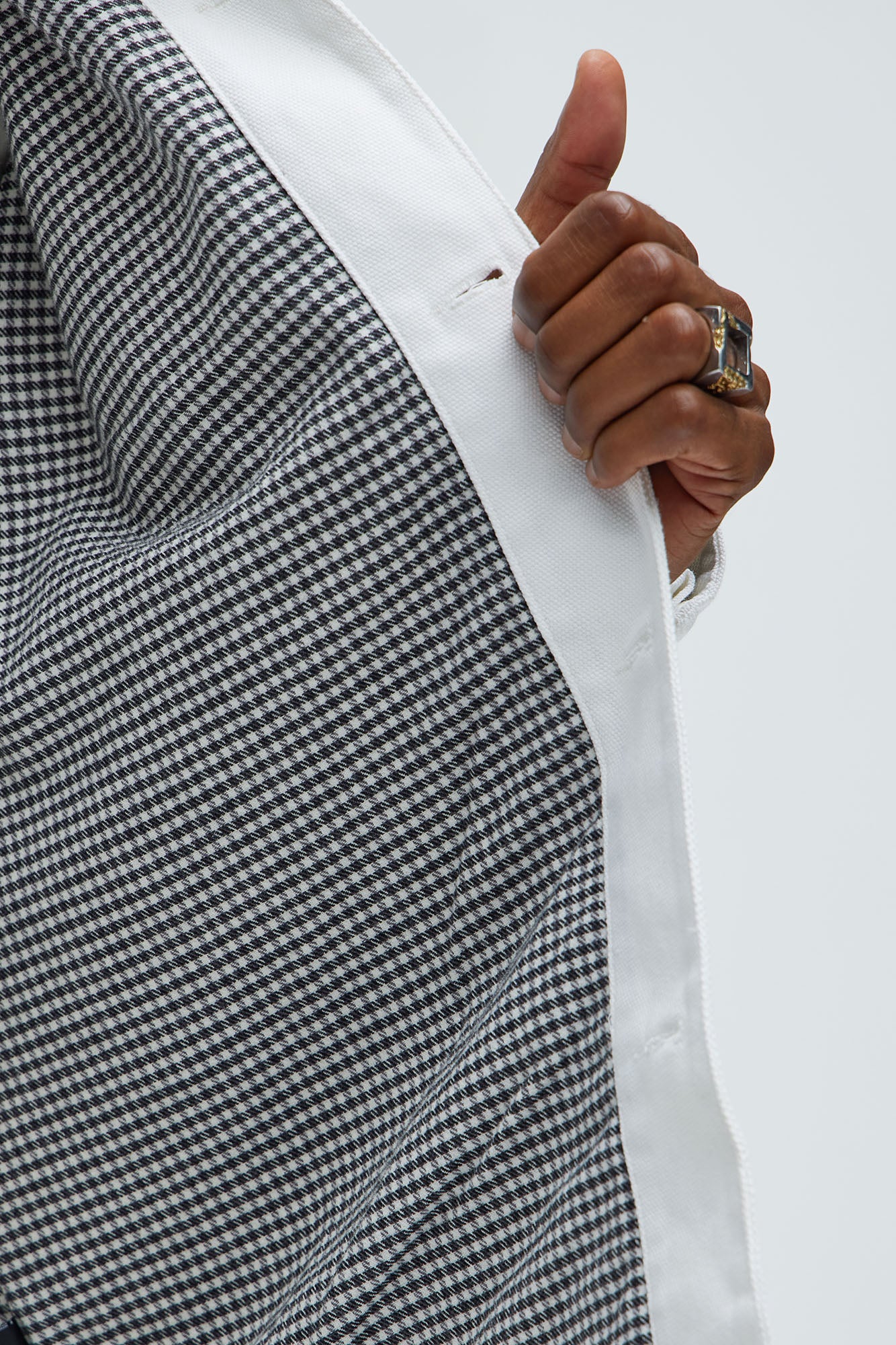 Alexander Utility Canvas Chore Jacket - White - Image 8