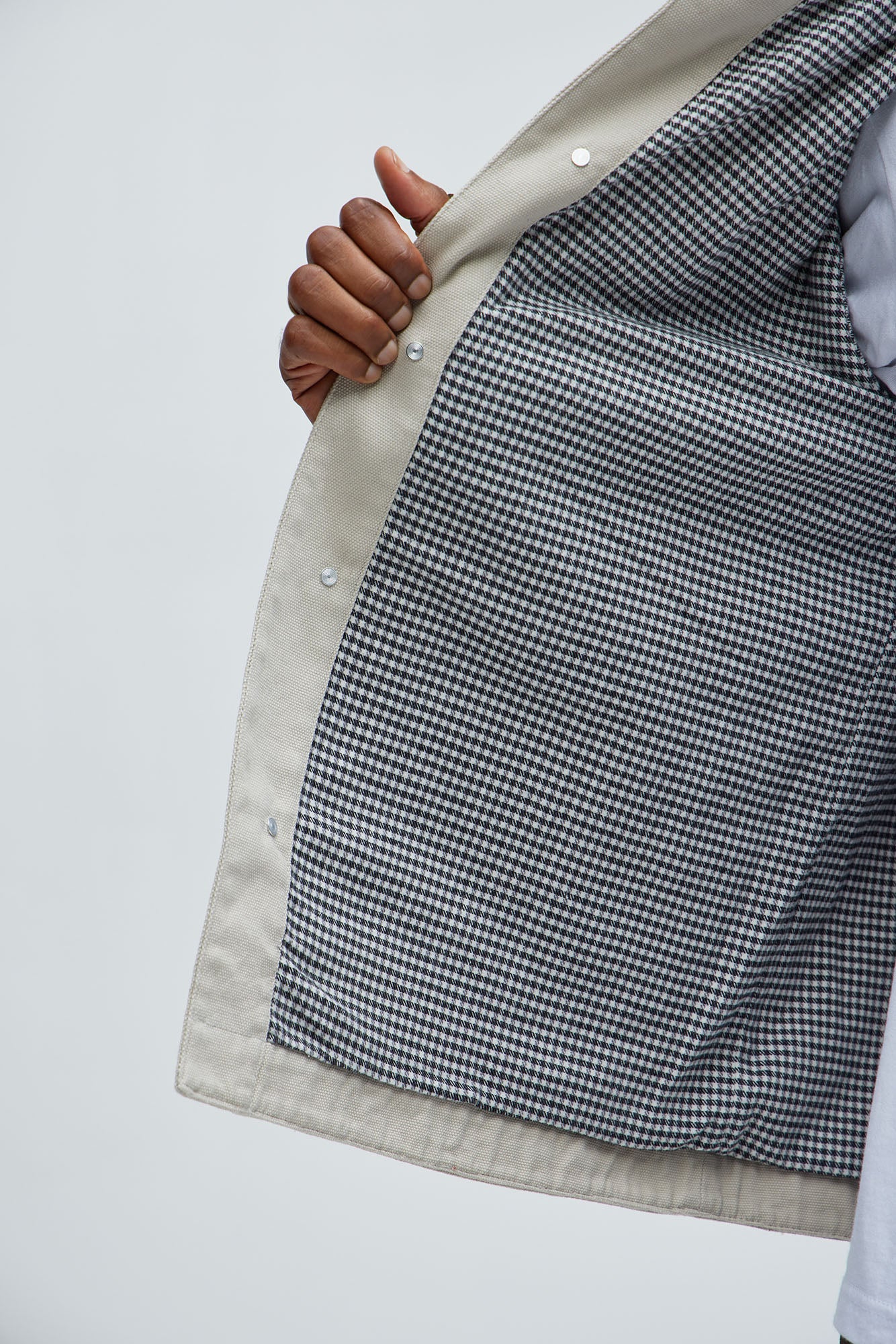 Alexander Utility Canvas Chore Jacket - Off White - Image 9