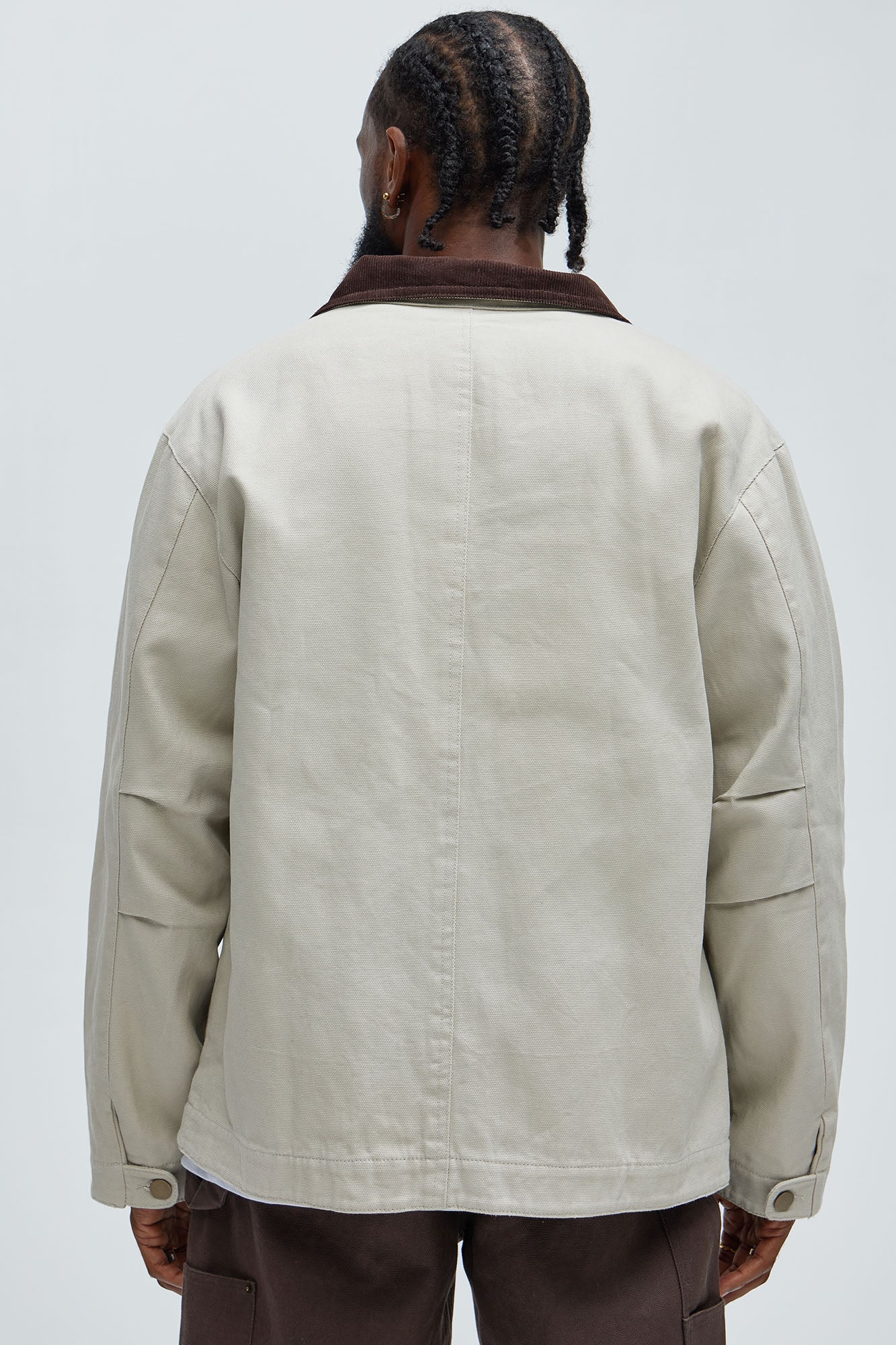 Alexander Utility Canvas Chore Jacket - Off White - Image 10
