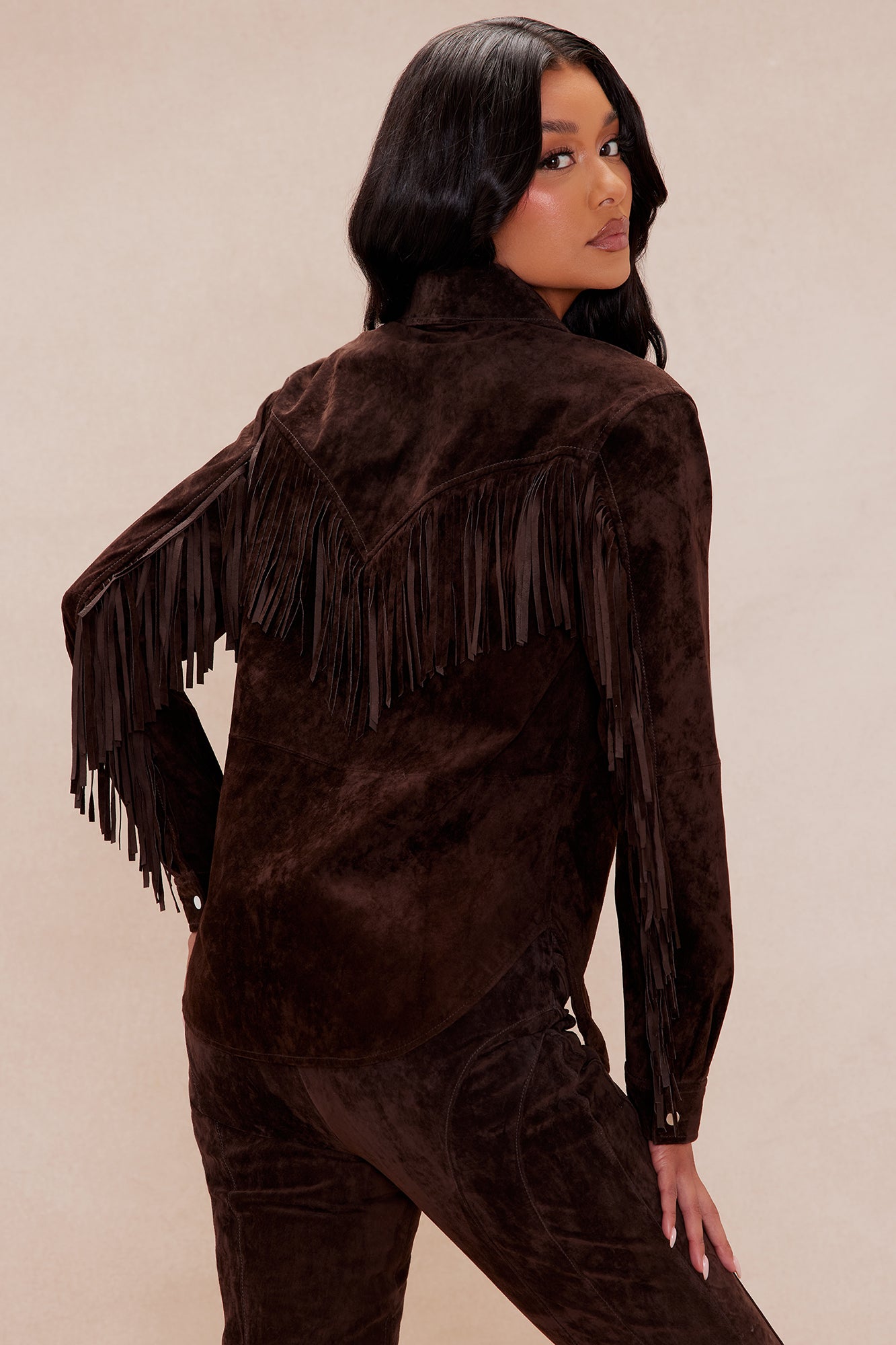 Suede Nashville Shirt - Brown - Image 4
