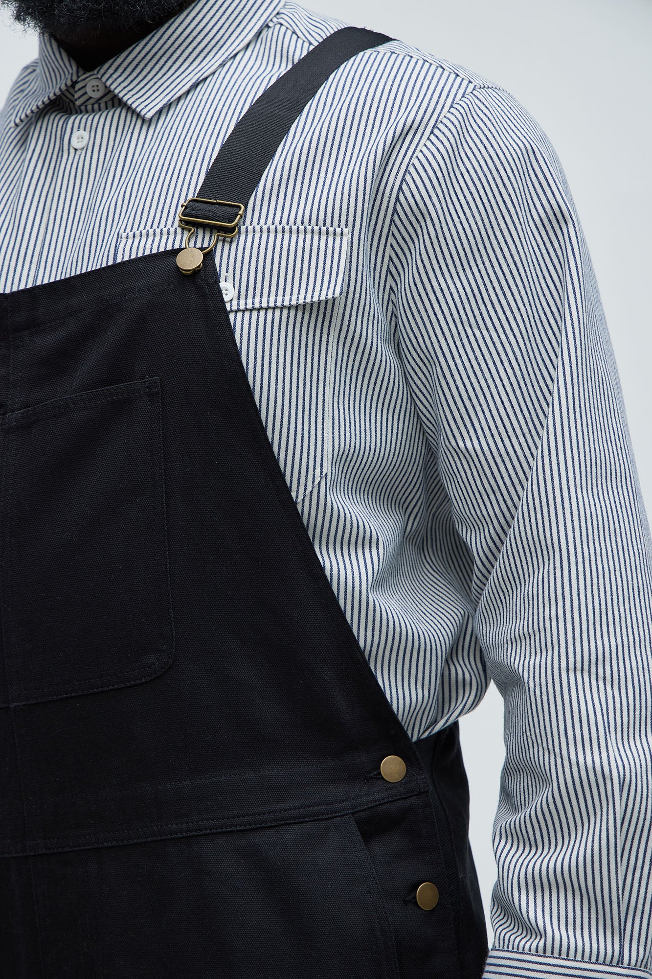 Alexander Utility Canvas Overalls - Black - Image 11
