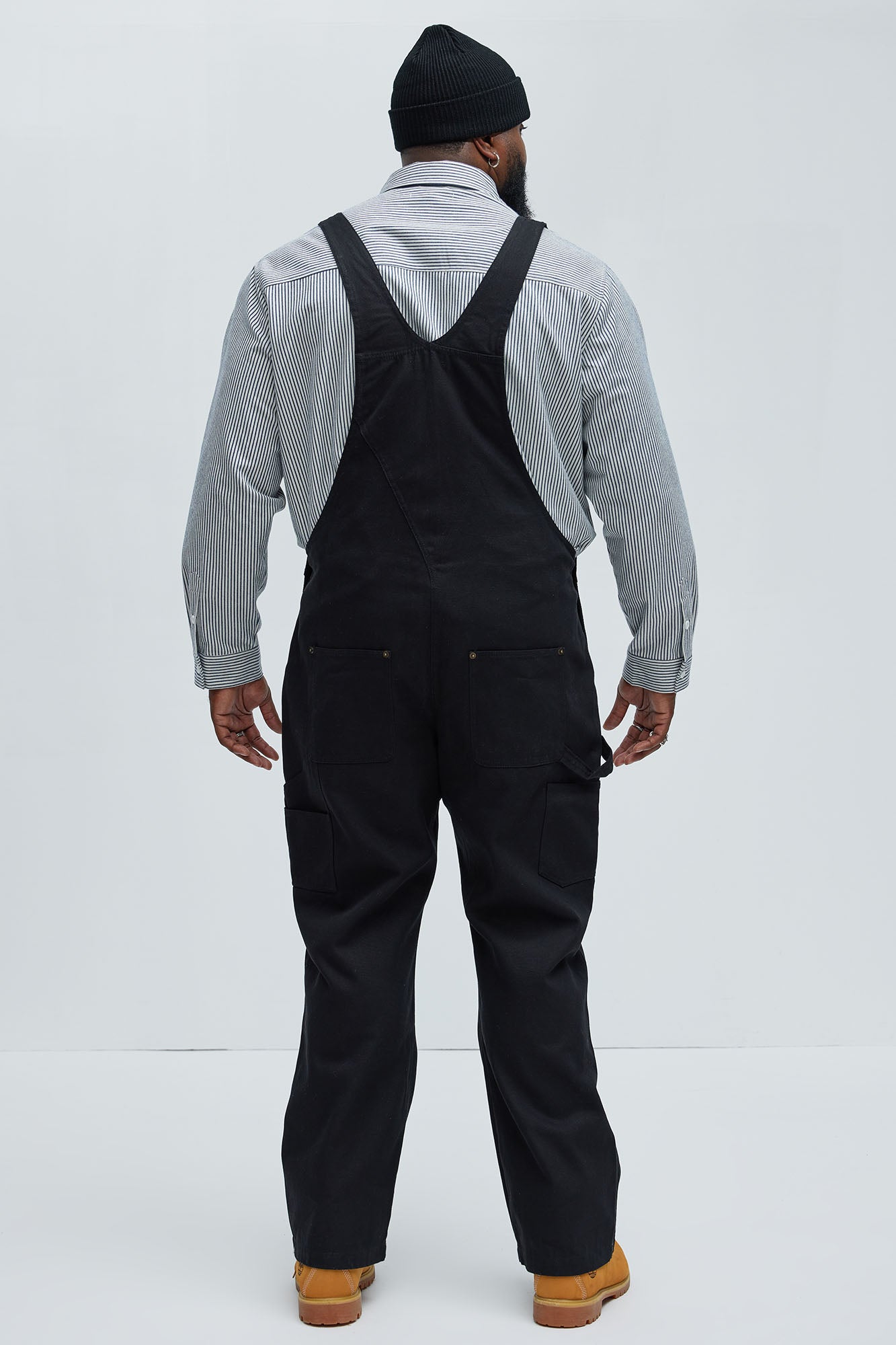 Alexander Utility Canvas Overalls - Black - Image 12