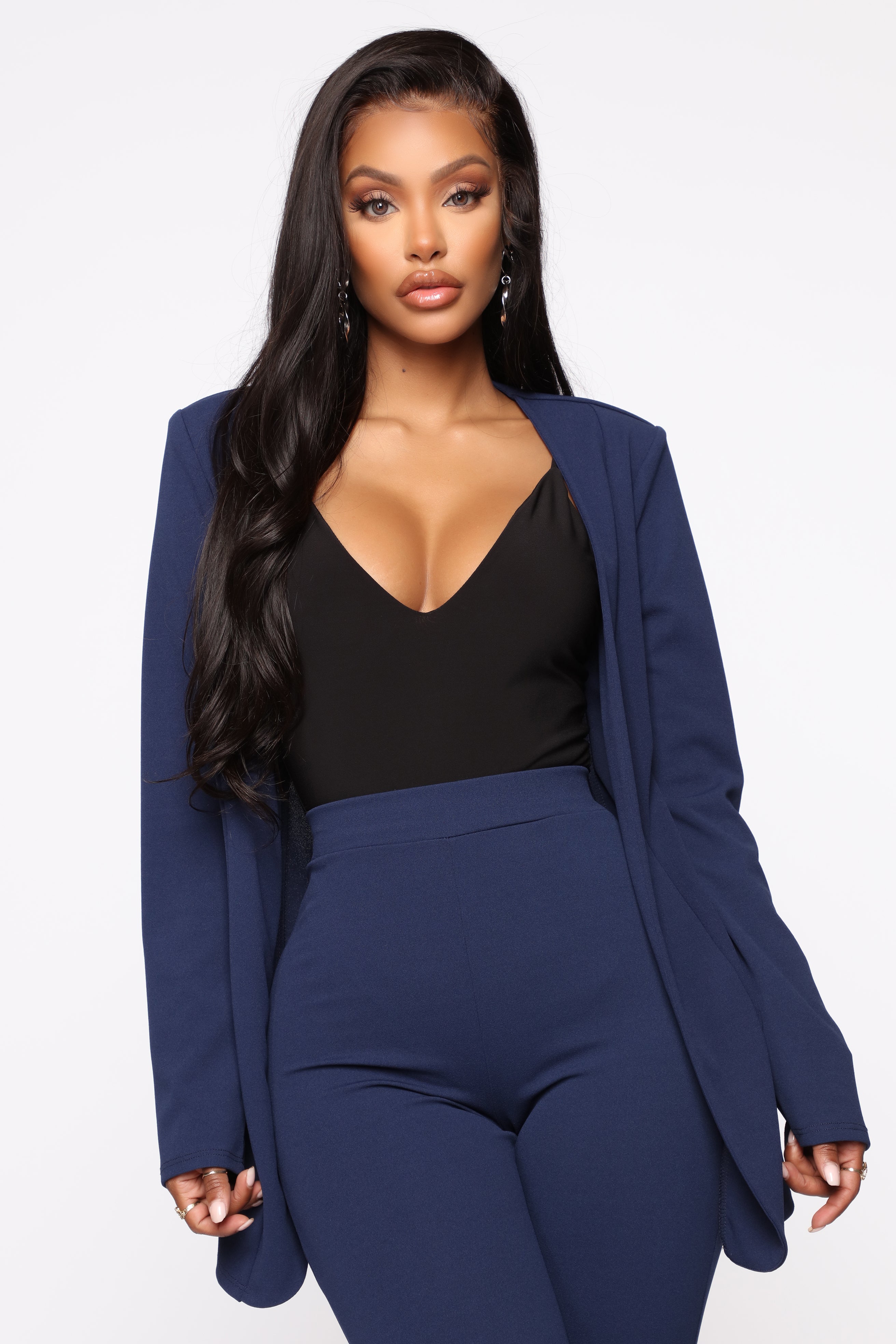 Payin' It Forward Blazer Set - Navy - Image 3