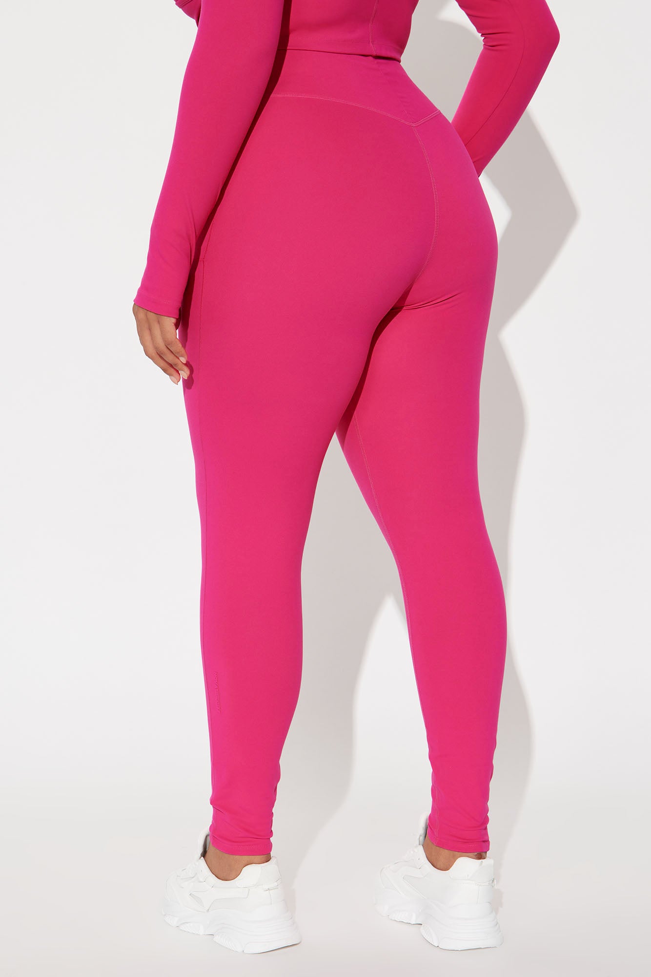 Deep Bend Super Soft Active Legging - Fuchsia - Image 8