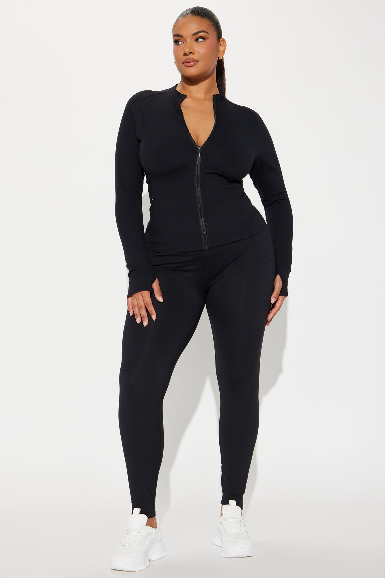 Deep Bend Super Soft Active Legging - Black - Image 5