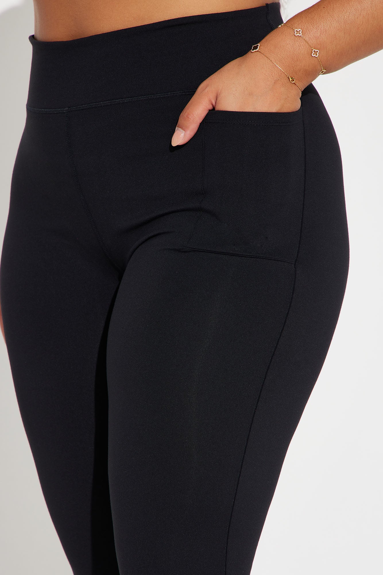 Deep Bend Super Soft Active Legging - Black - Image 7