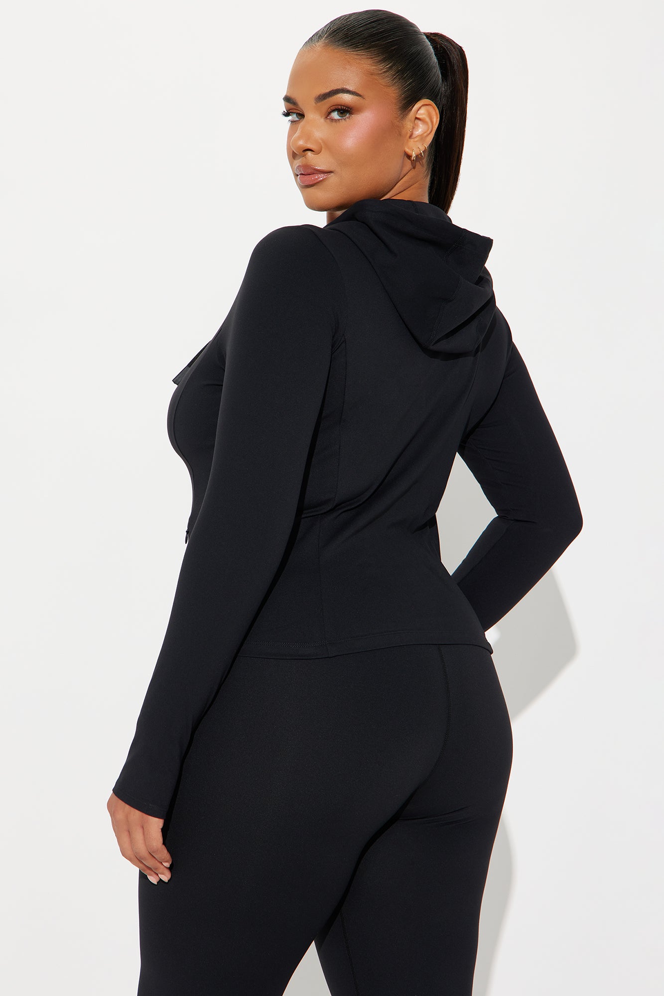Alignment Super Soft Active Jacket - Black - Image 6