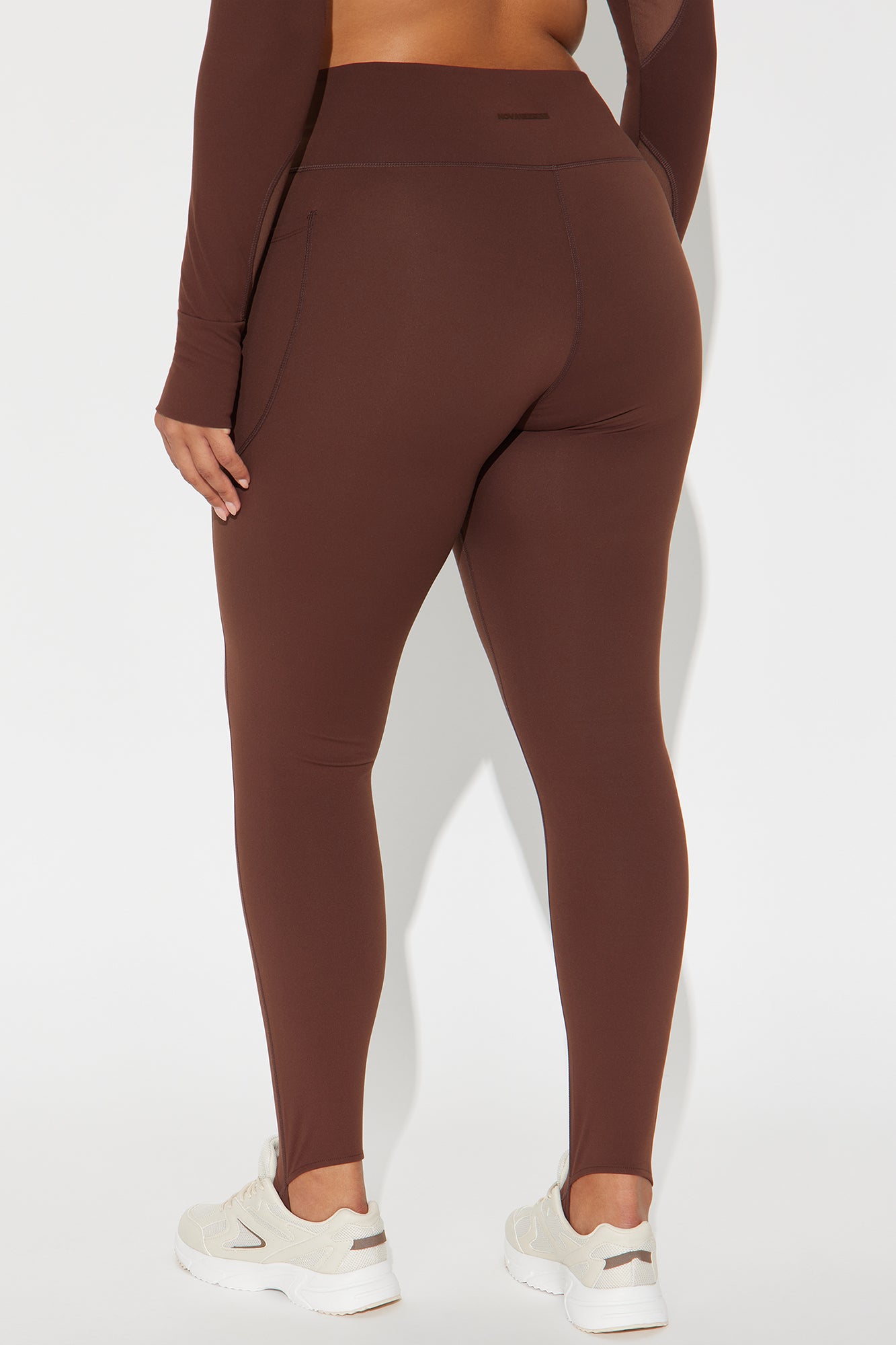 Cara Super Soft Active Stirrup Legging - Chocolate - Image 9