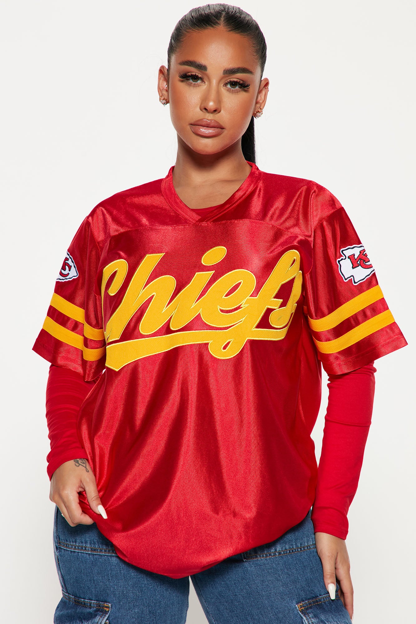 Kansas City Chiefs Mesh Top - Red - Image 3