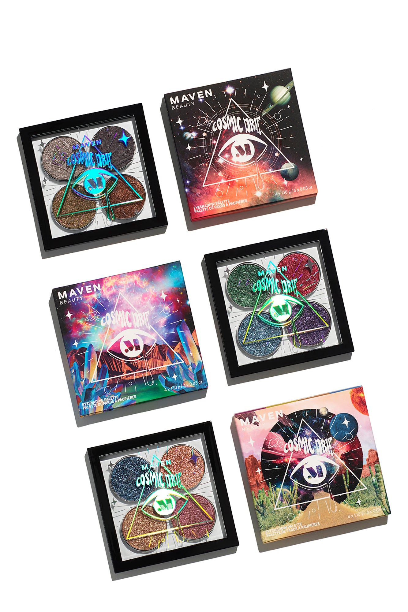 Maven Cosmic Drip Eyeshadow Palette - Stargate - Image 8