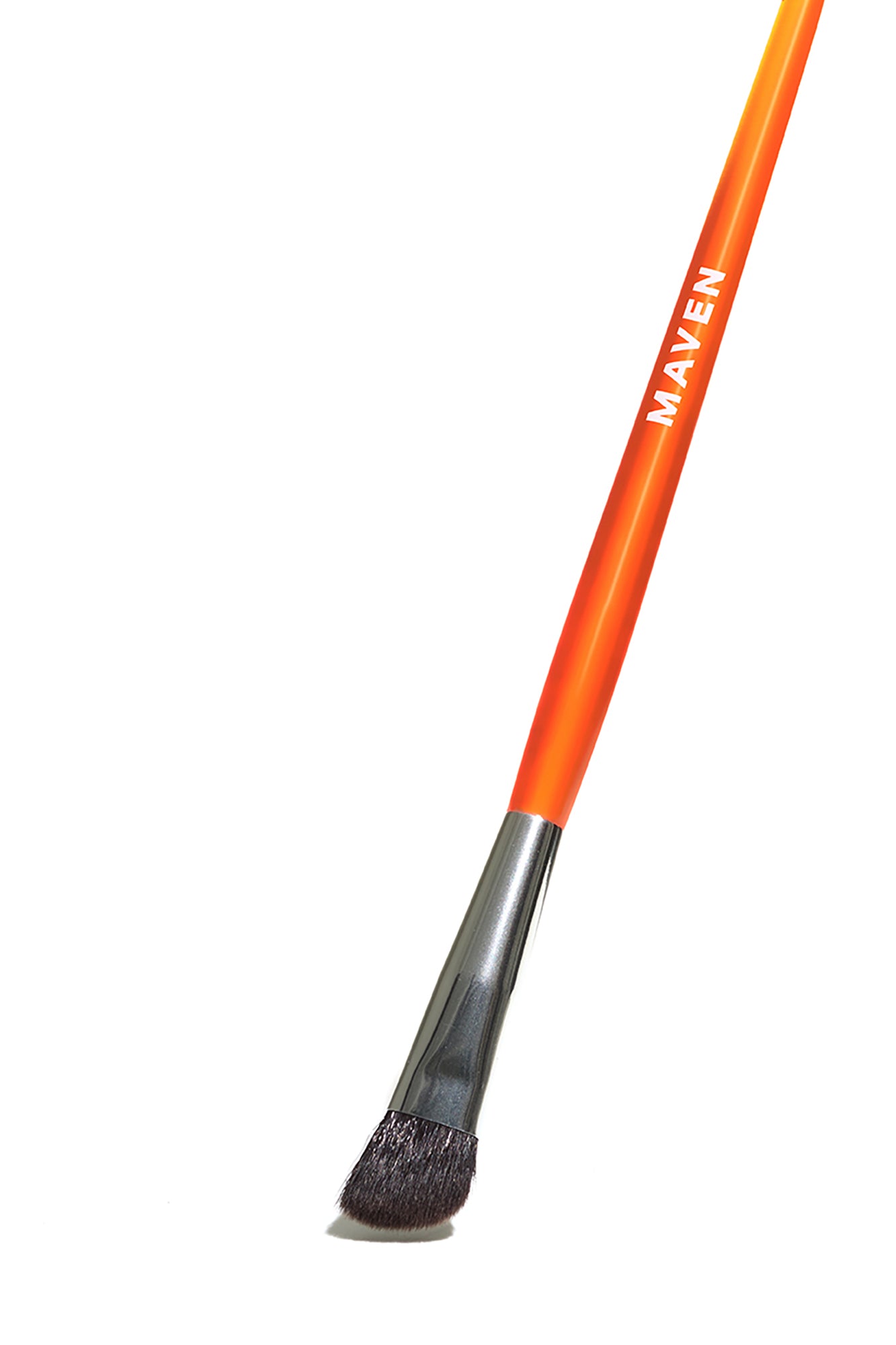 Maven Pro Artistry Angled Eyeshadow Brush - Orange/Silver - Image 3