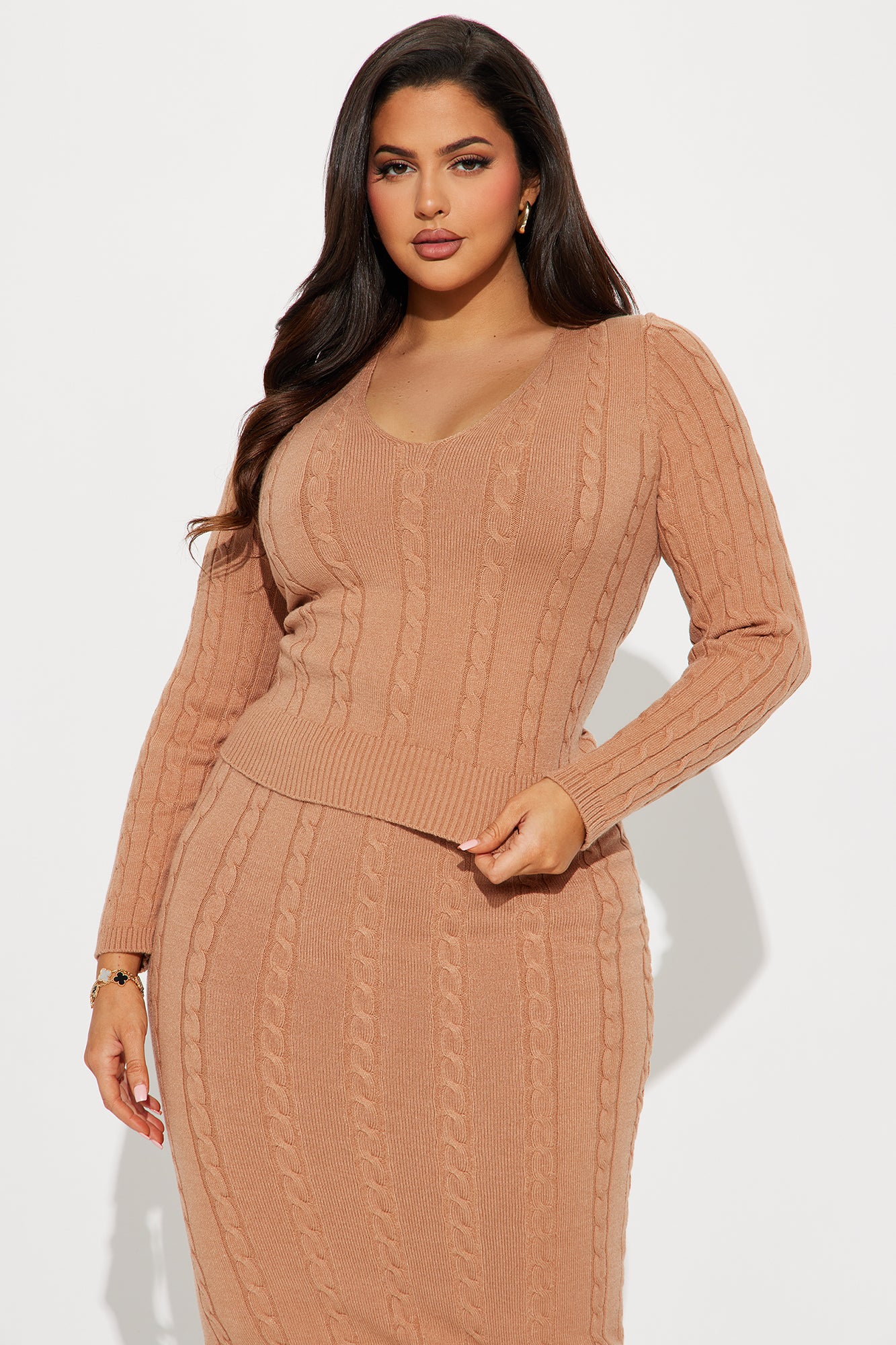 Better Than Your Ex Skirt Set - Mocha - Image 5