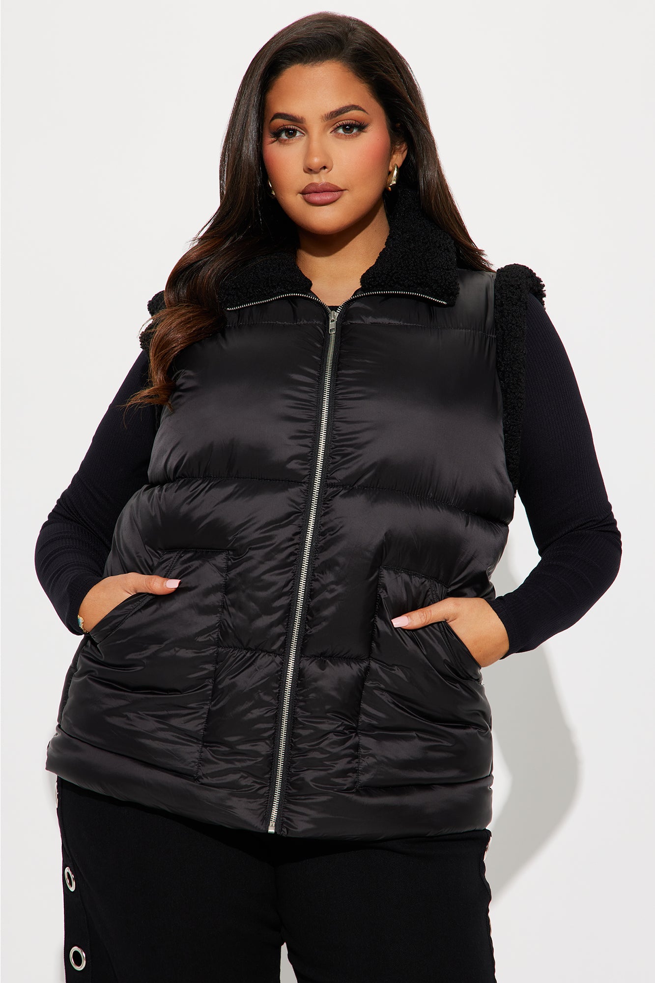 Cozy Feels Vest - Black - Image 4