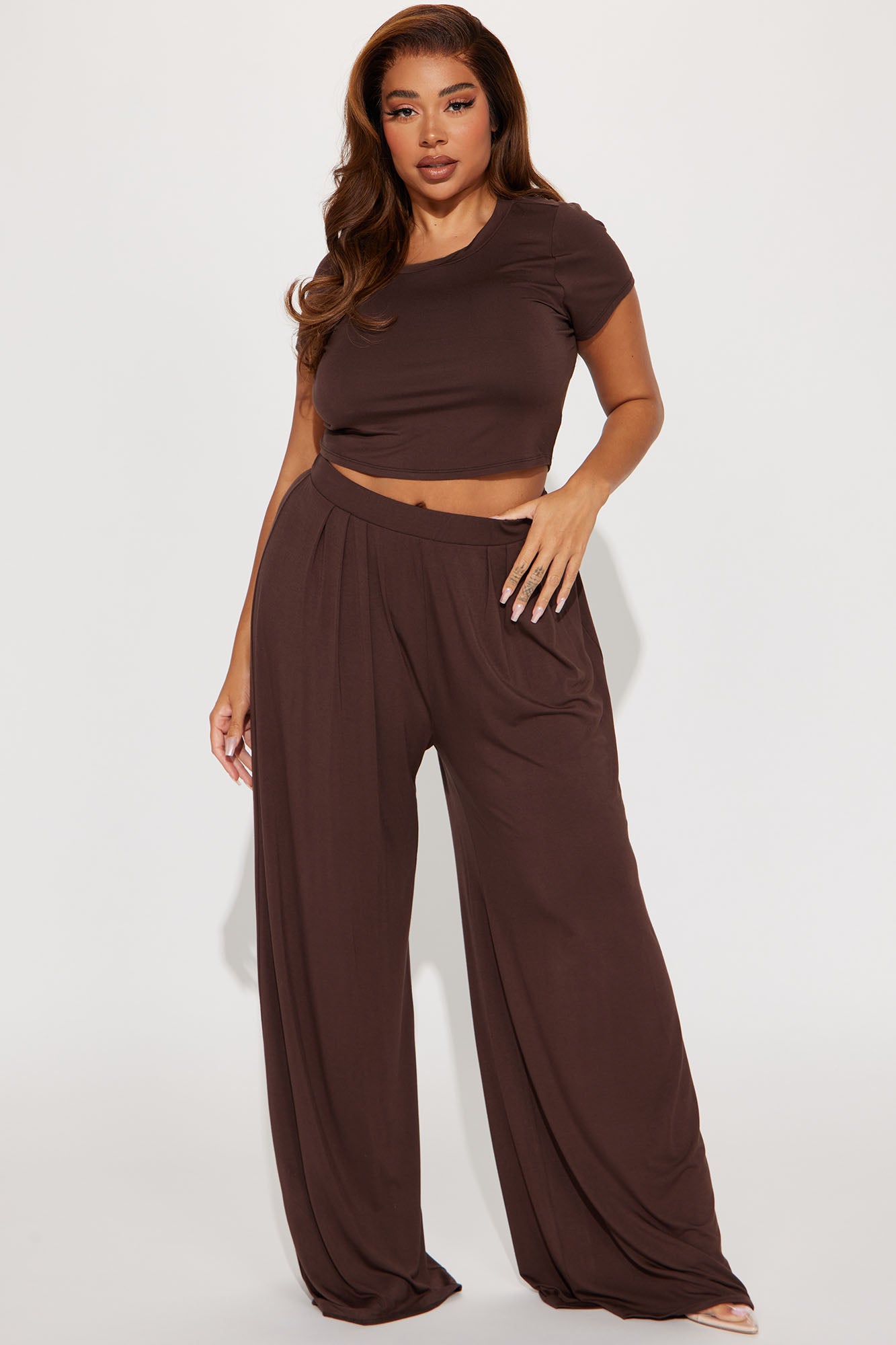 Chosen One Pant Set - Brown - Image 4