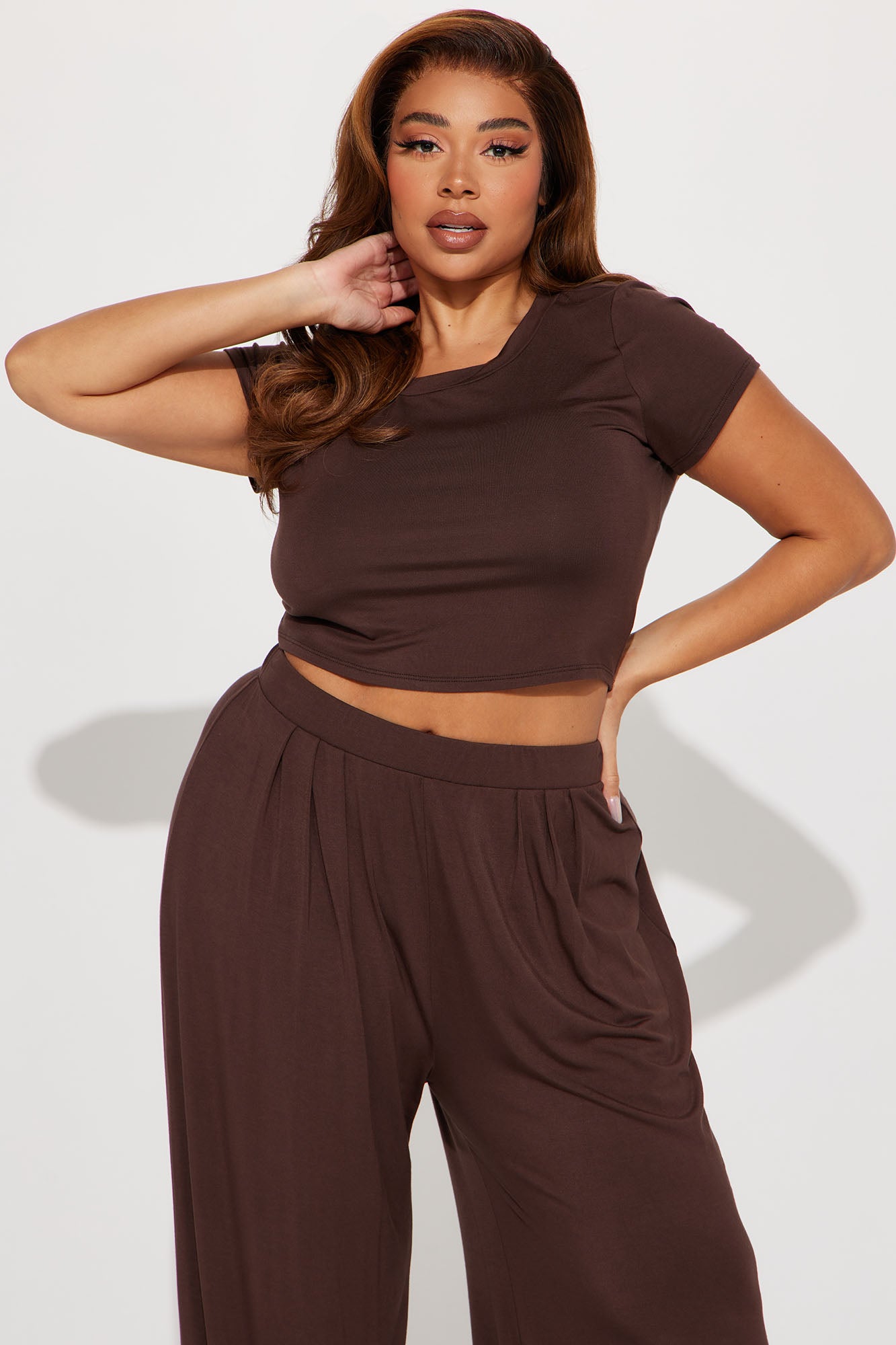 Chosen One Pant Set - Brown - Image 5