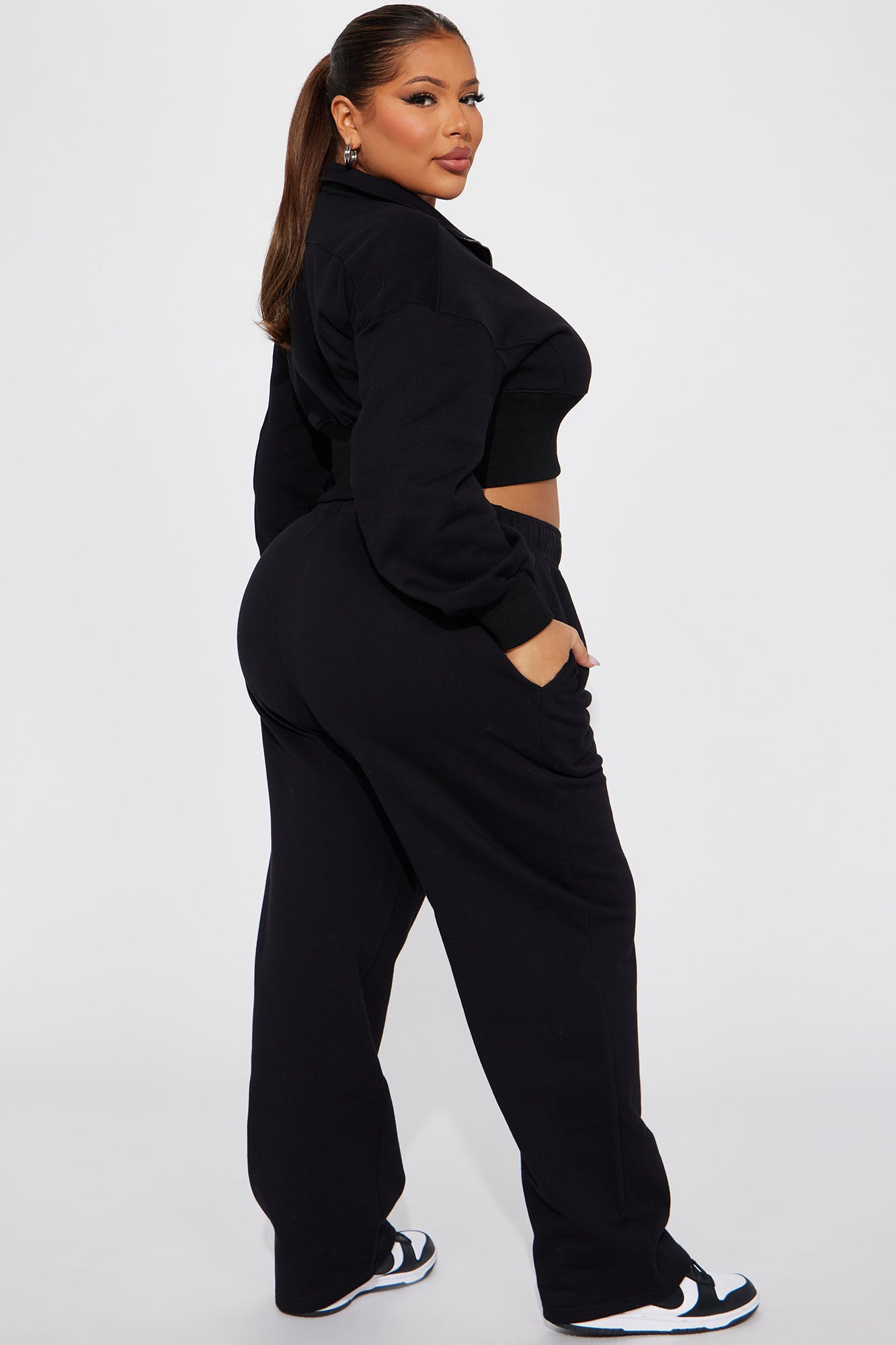 Its Always Casual Pant Set - Black - Image 6