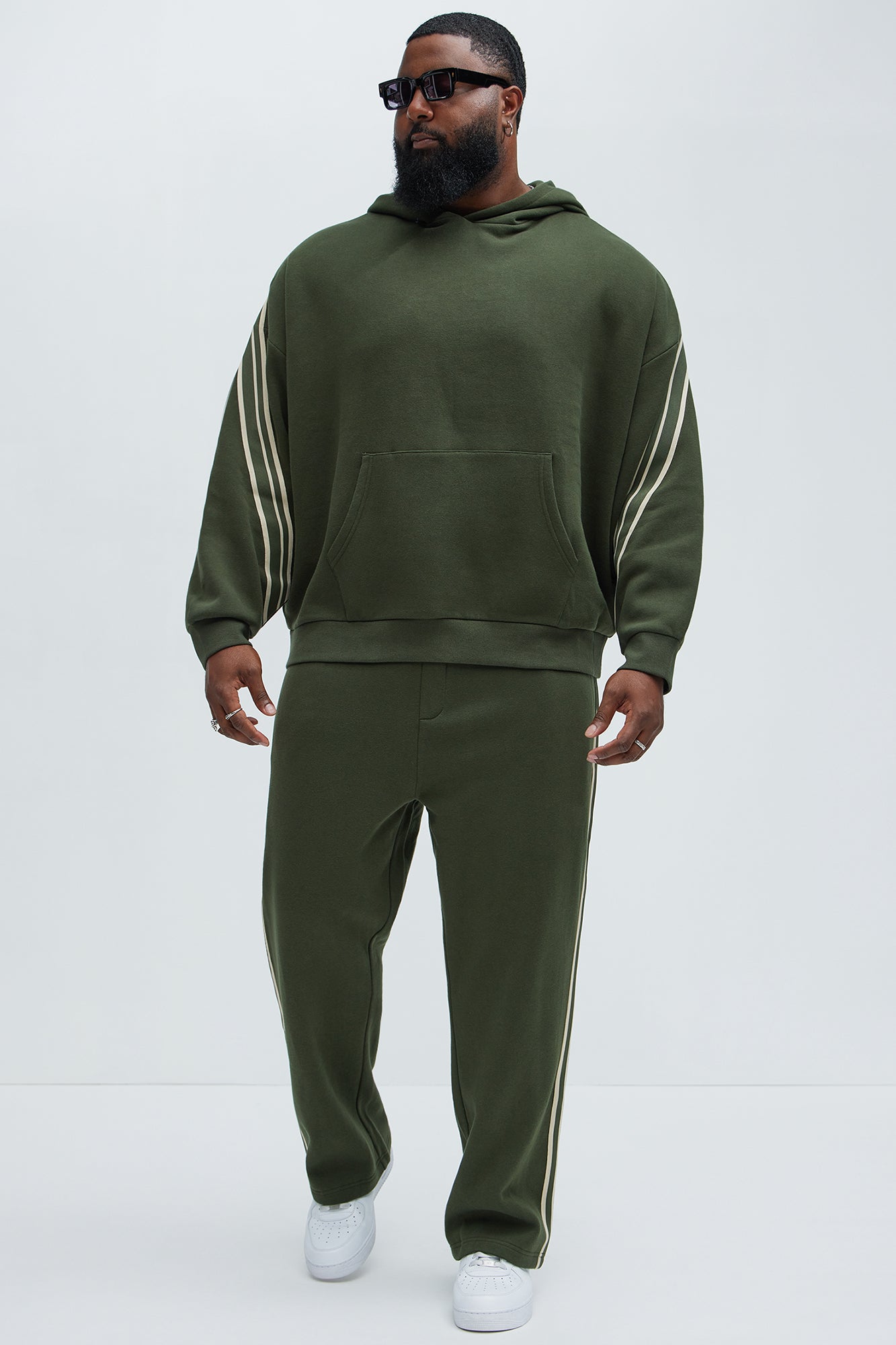 Tyson Catch Up Oversized Hoodie - Green - Image 6