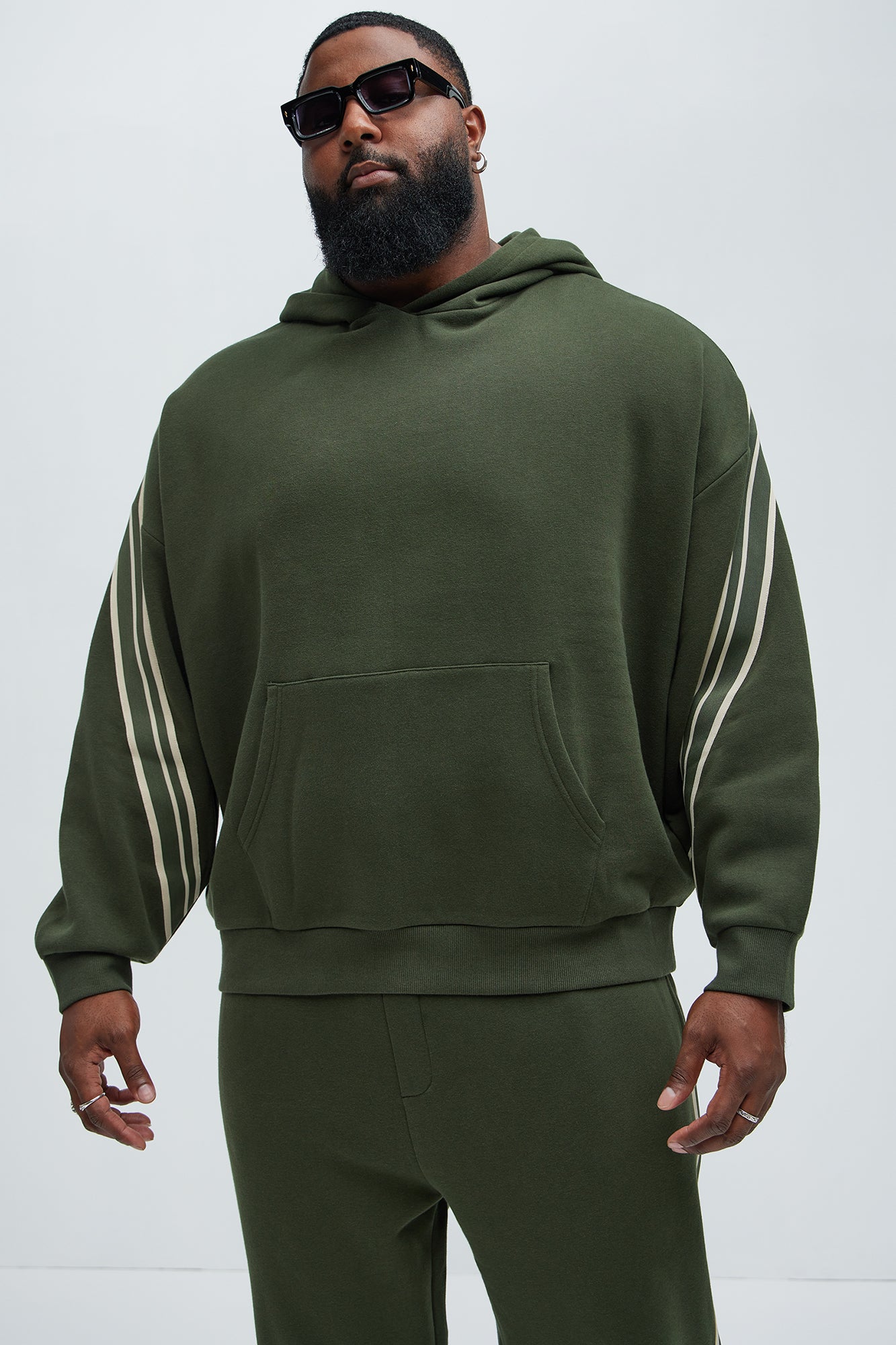 Tyson Catch Up Oversized Hoodie - Green - Image 5