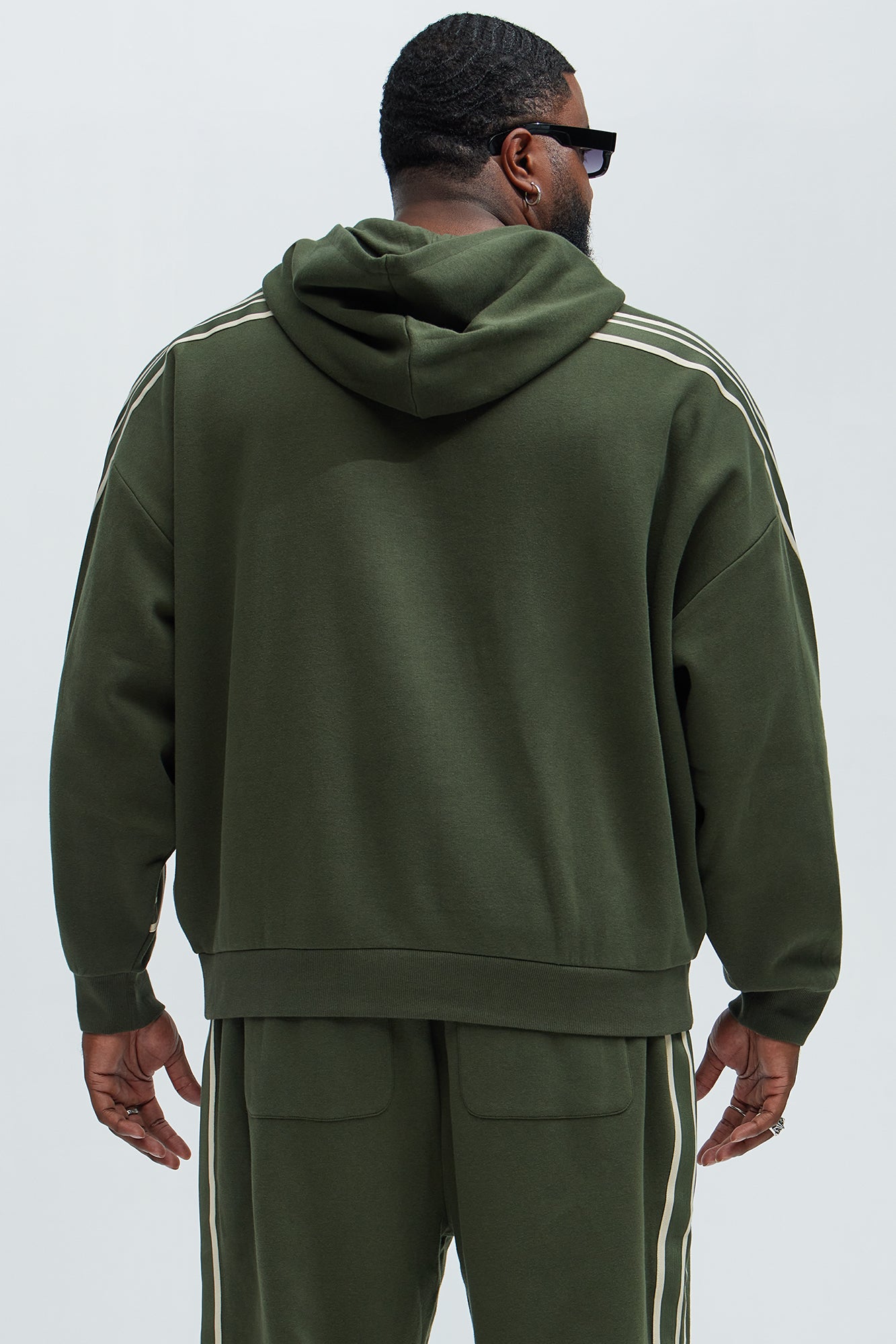 Tyson Catch Up Oversized Hoodie - Green - Image 8