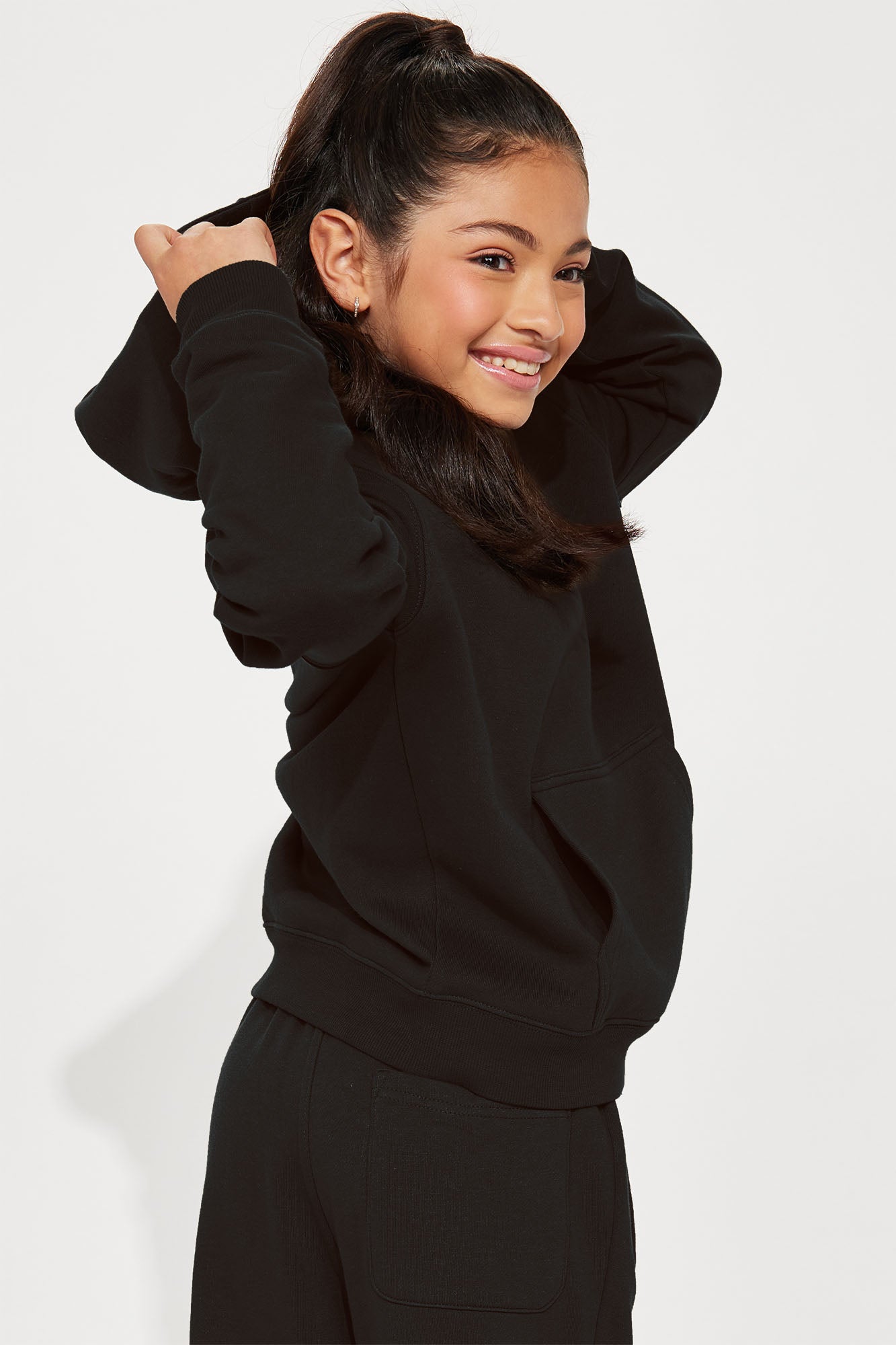 Mini Stole Your Toys Oversized Hoodie - Black - Image 3