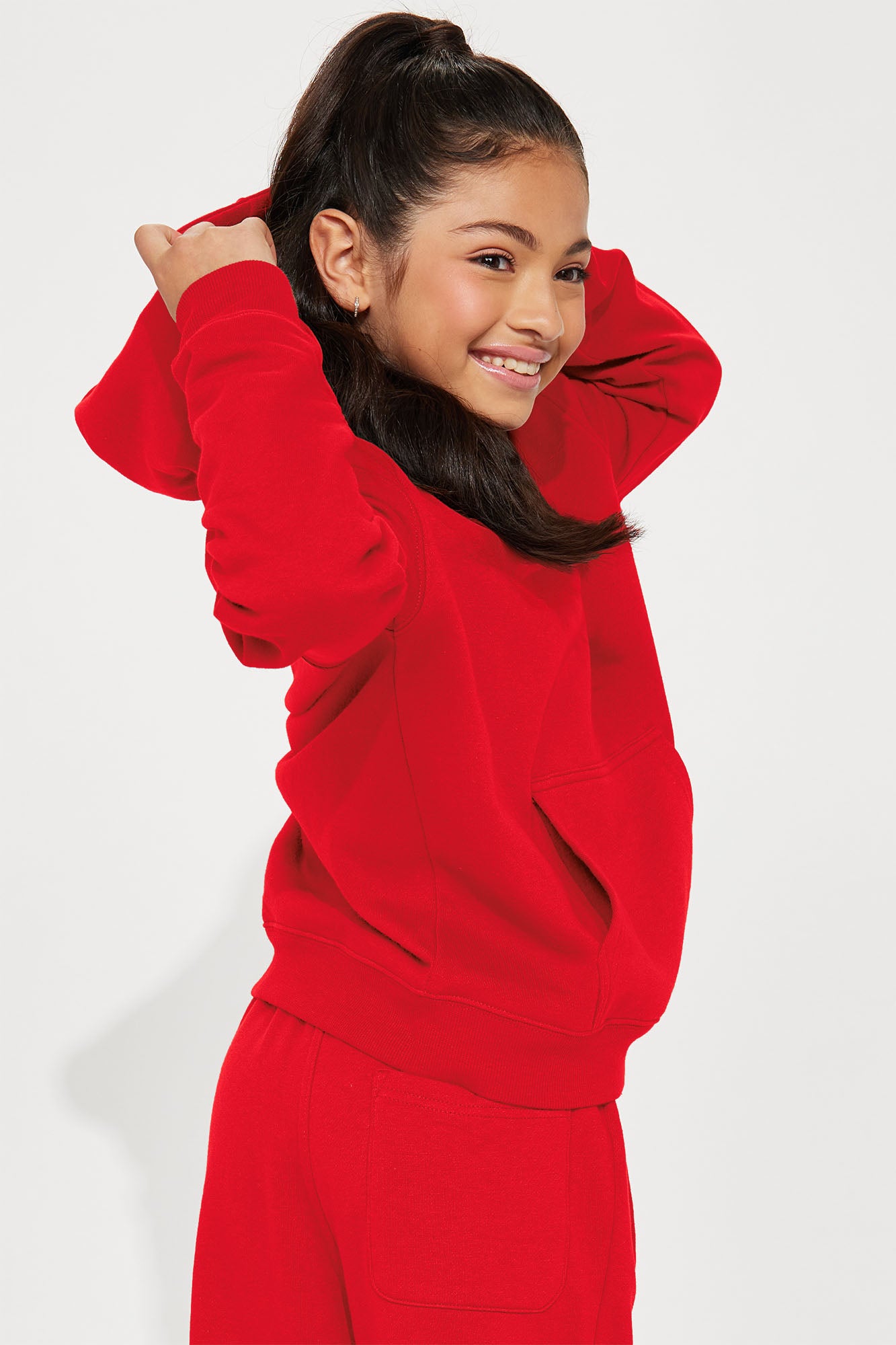 Mini Stole Your Toys Oversized Hoodie - Red - Image 3