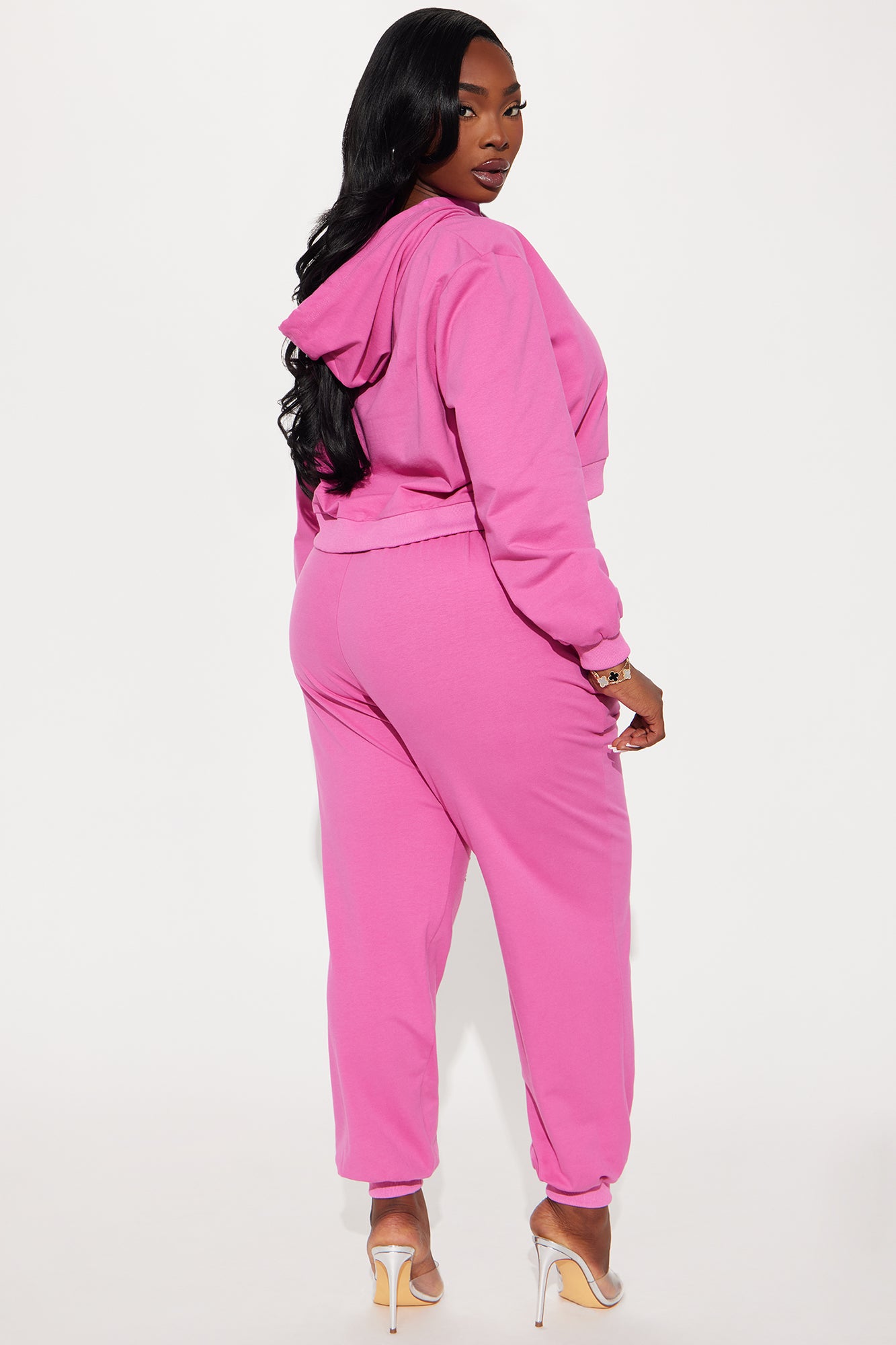 Stolen Heart Jogger Set - Hot Pink - Image 8