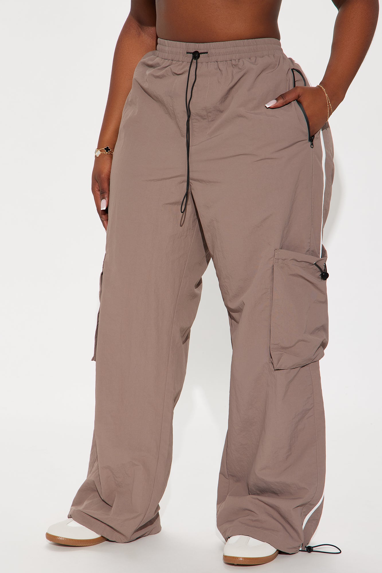 Go Faster Windbreaker Track Pant - Charcoal/combo - Image 5
