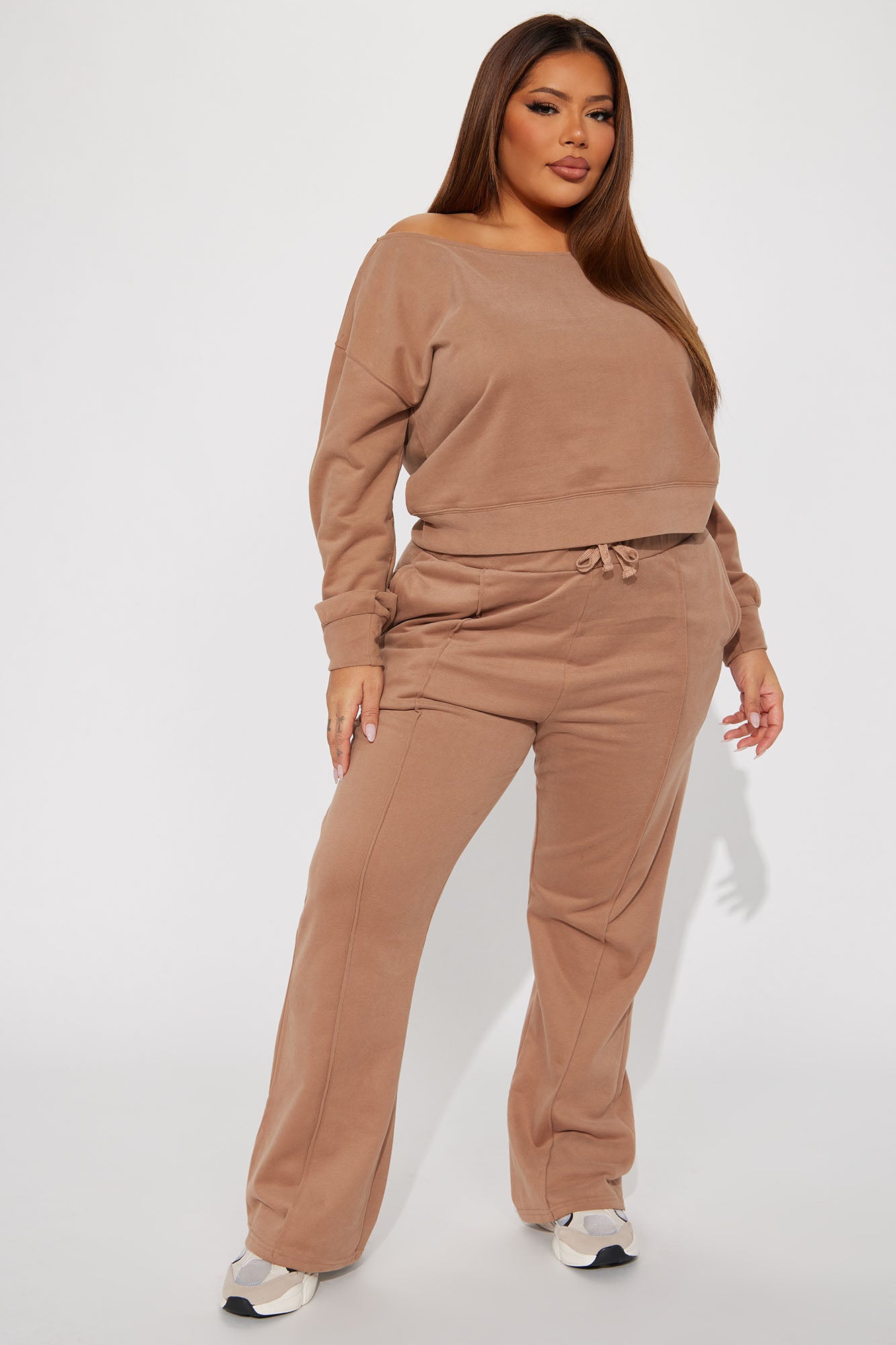 Easy Going Pant Set - Taupe - Image 5