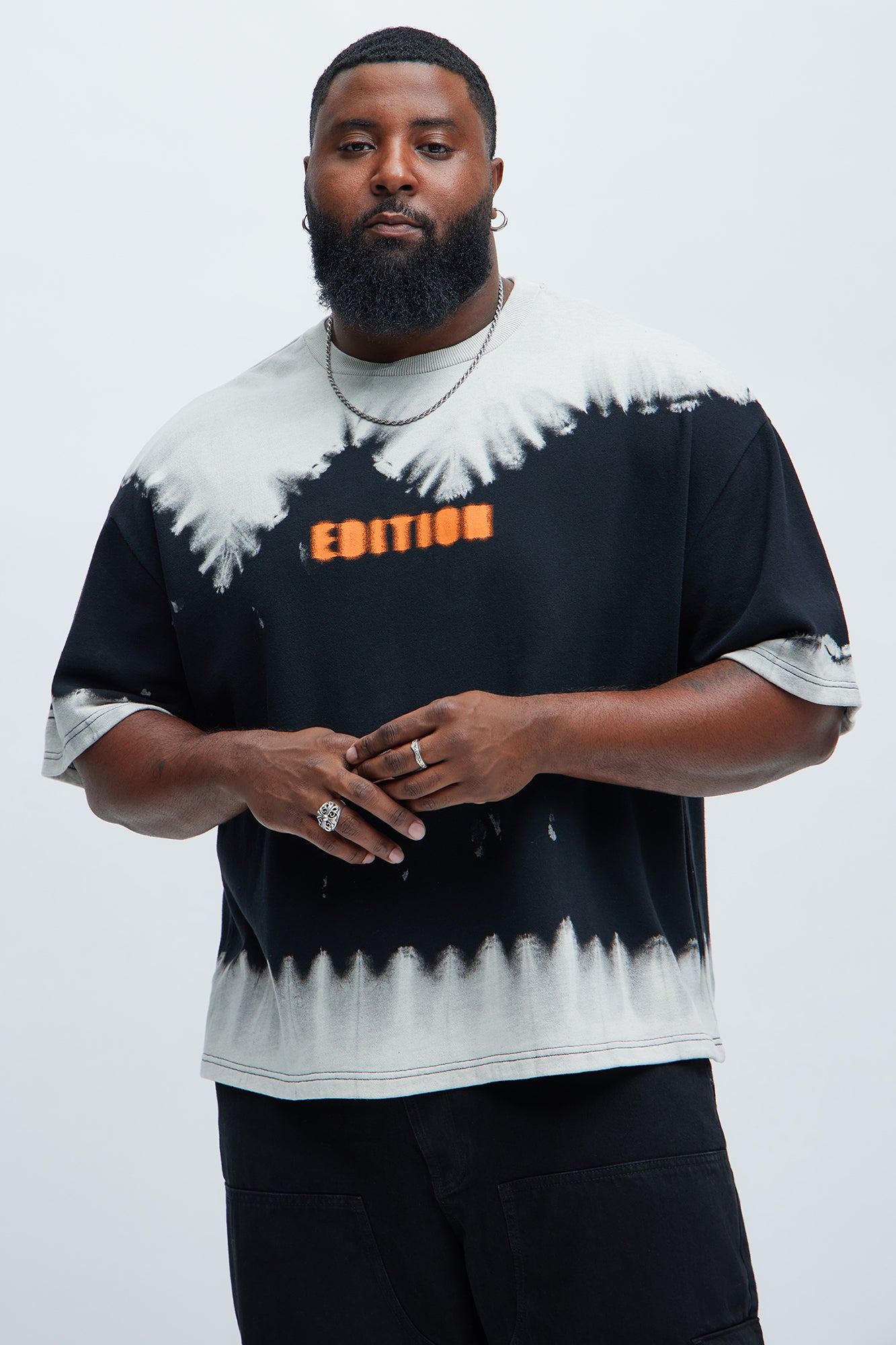 Blurred Edition Fleece Short Sleeve Tee - Black/combo - Image 5