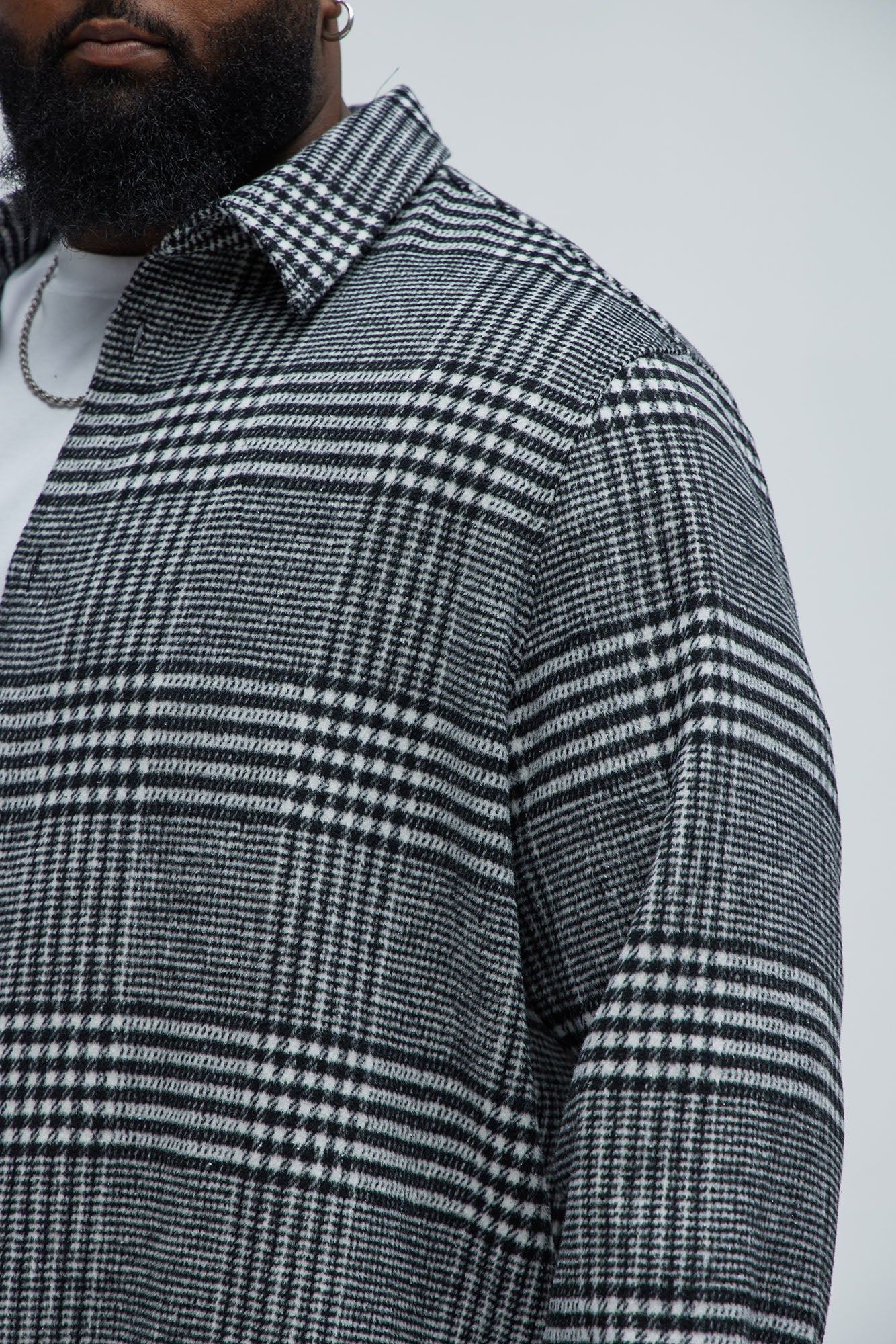 Be Forever Plaid Button Up Shirt - Black/combo - Image 7