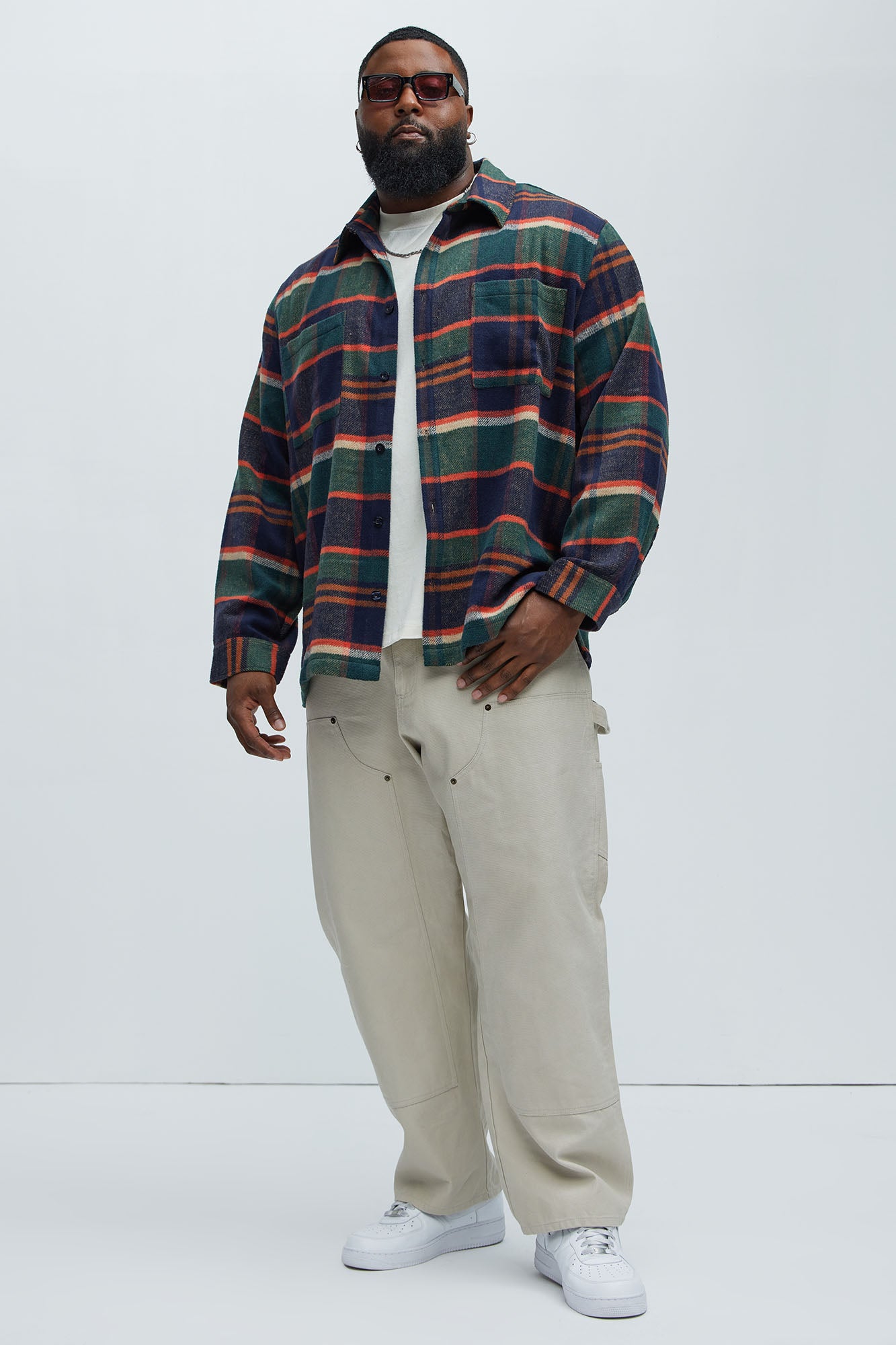 Zamora Flannel Button Up Shirt - Multi Color - Image 6