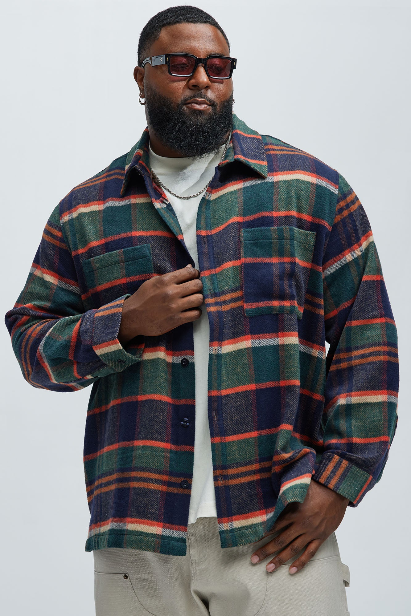 Zamora Flannel Button Up Shirt - Multi Color - Image 5